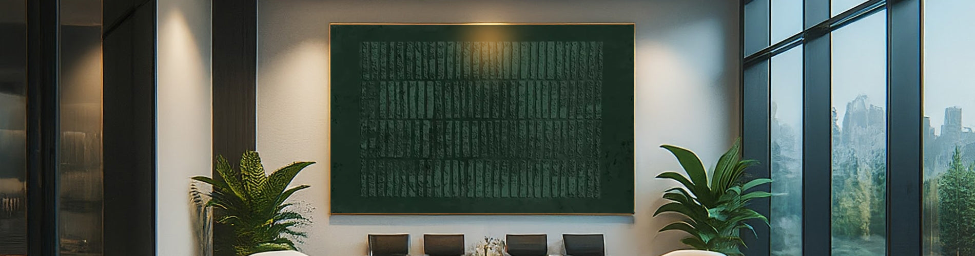 Green Textured Minimalist