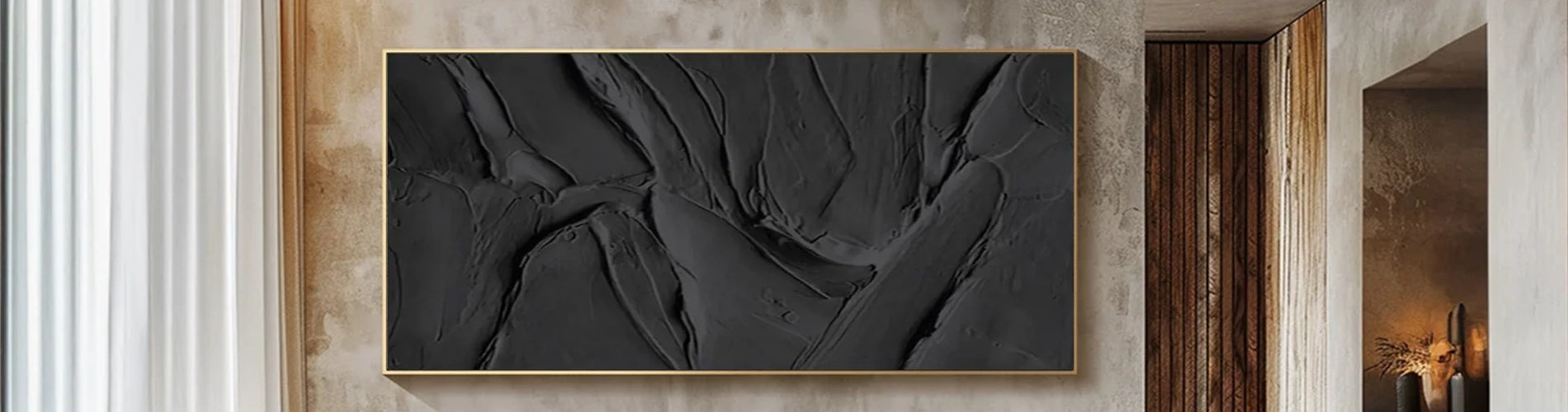 Black Textured Minimalist