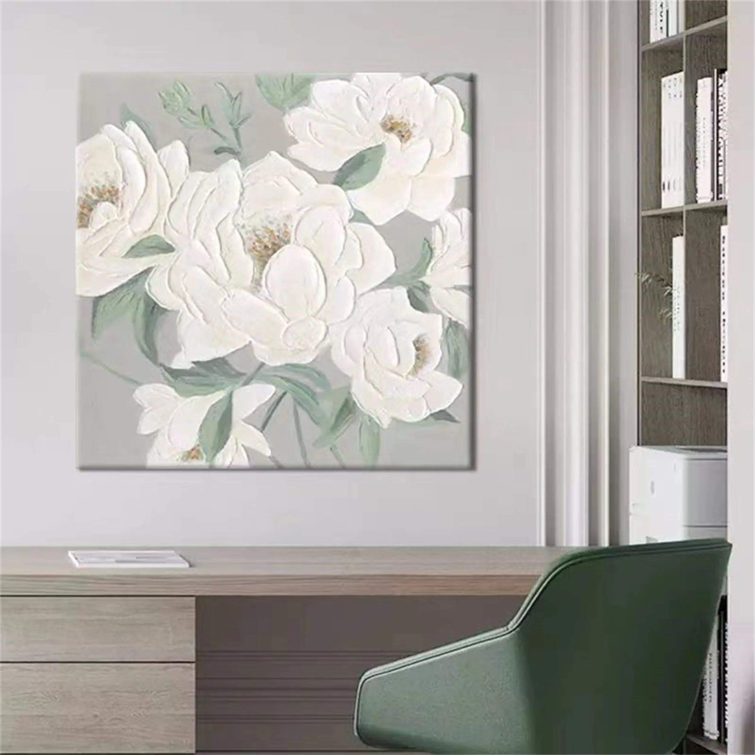 Colorful Tree And Flower Painting #TF039
