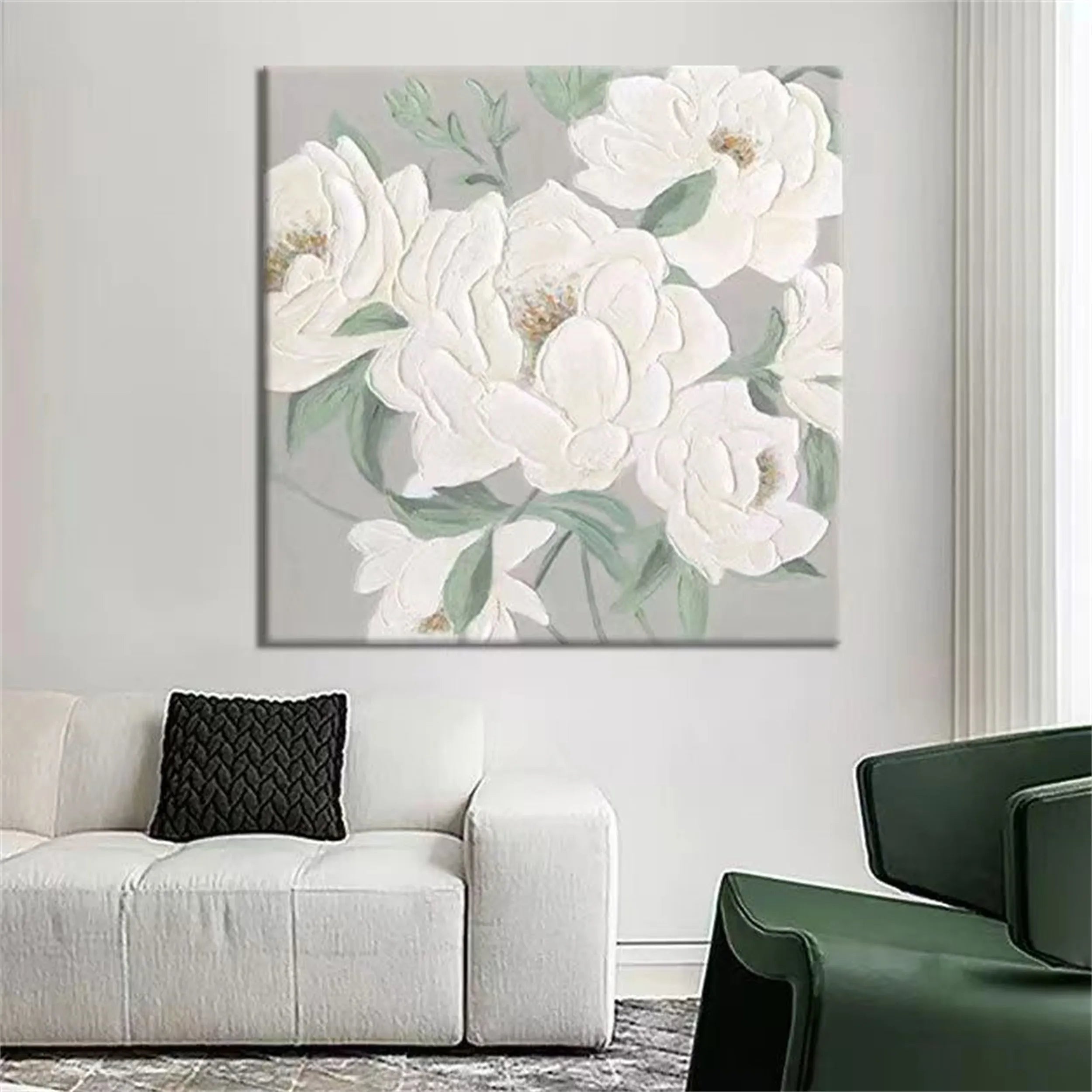 Colorful Tree And Flower Painting #TF039