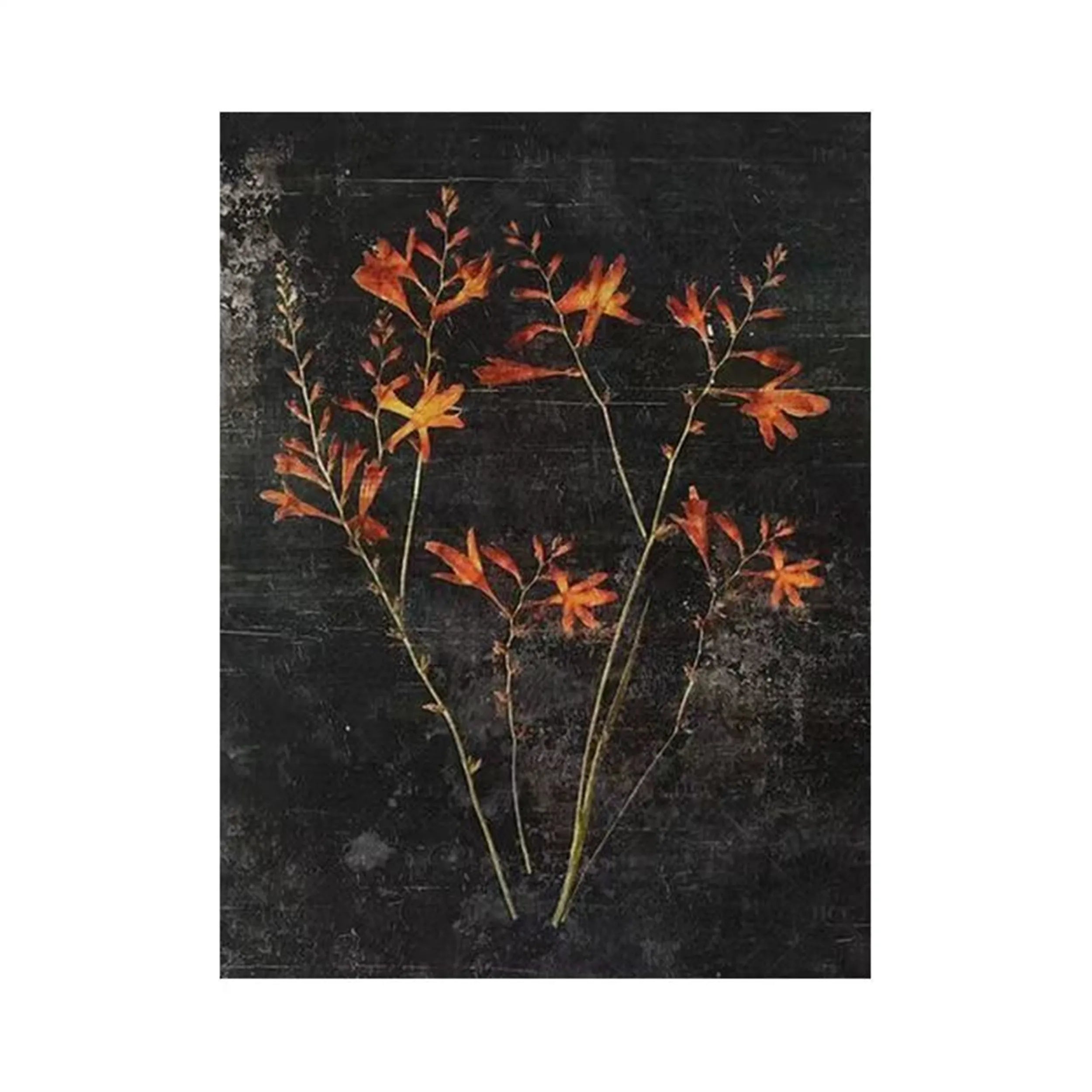 Colorful Tree And Flower Painting #TF040