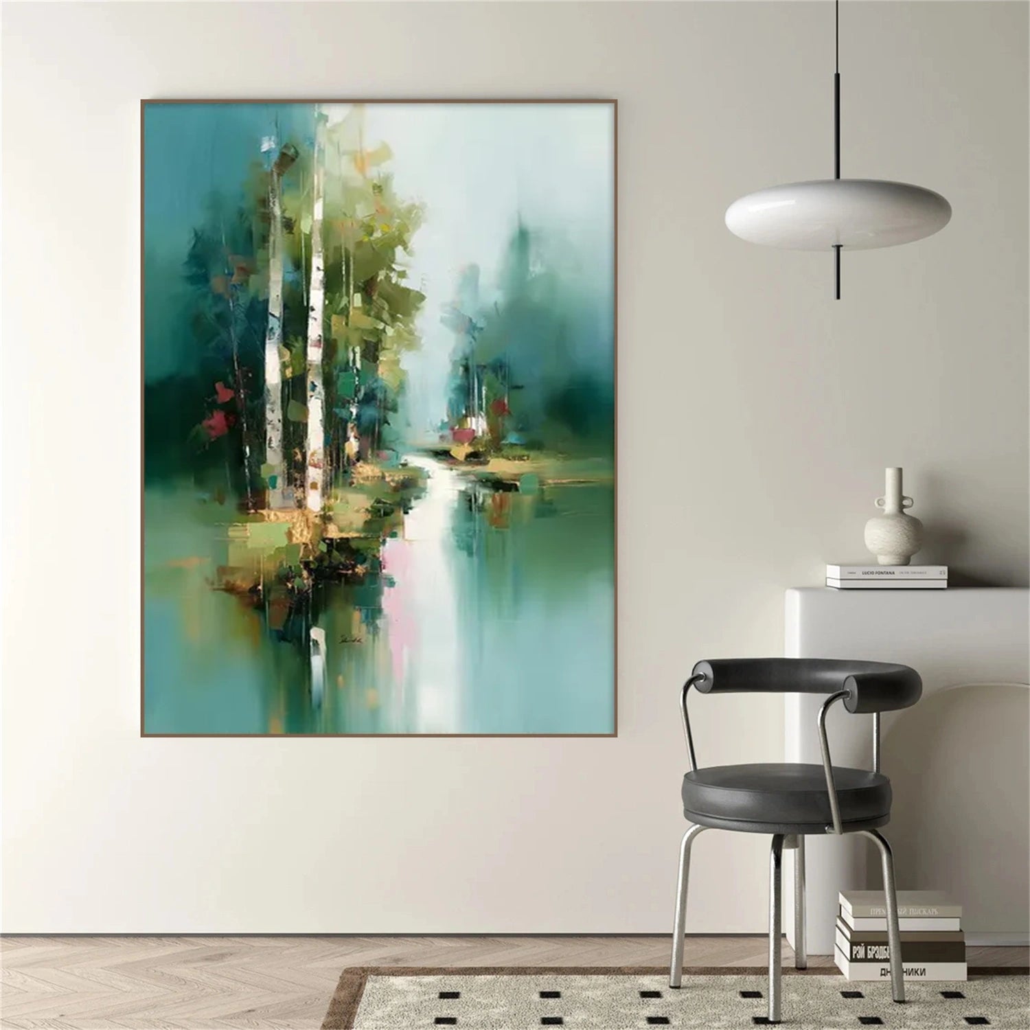 Tree And Flower Abstract Wall Art #TF170