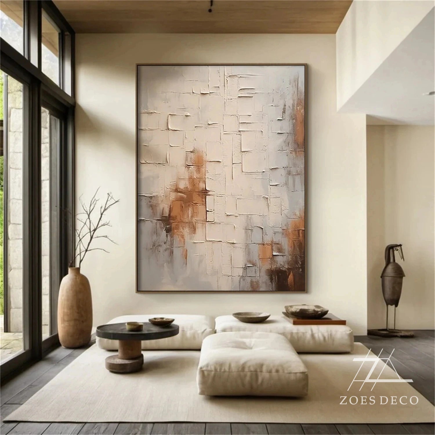 Wabi Sabi Abstract Wall Art #WA163