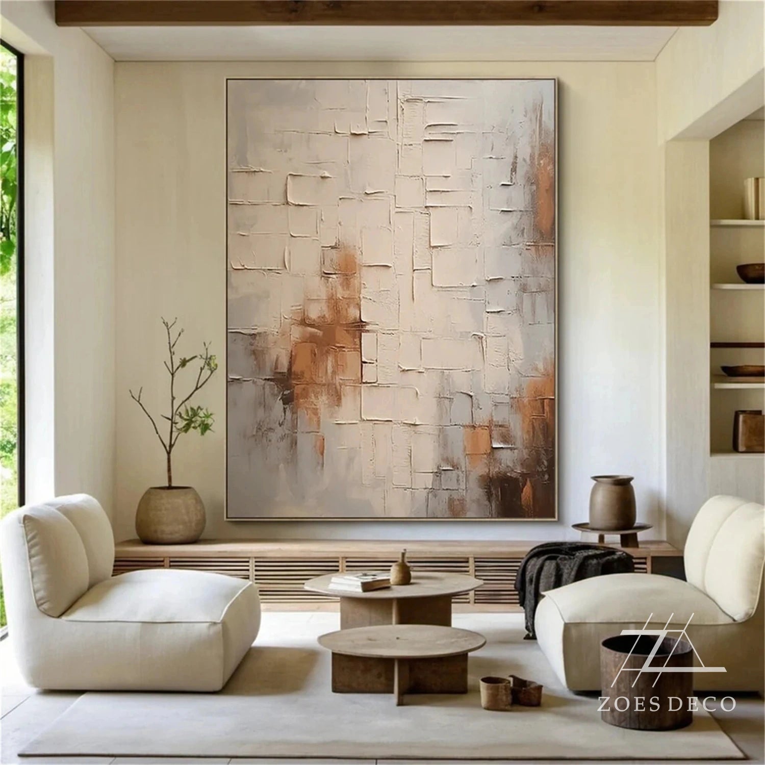 Wabi Sabi Abstract Wall Art #WA163