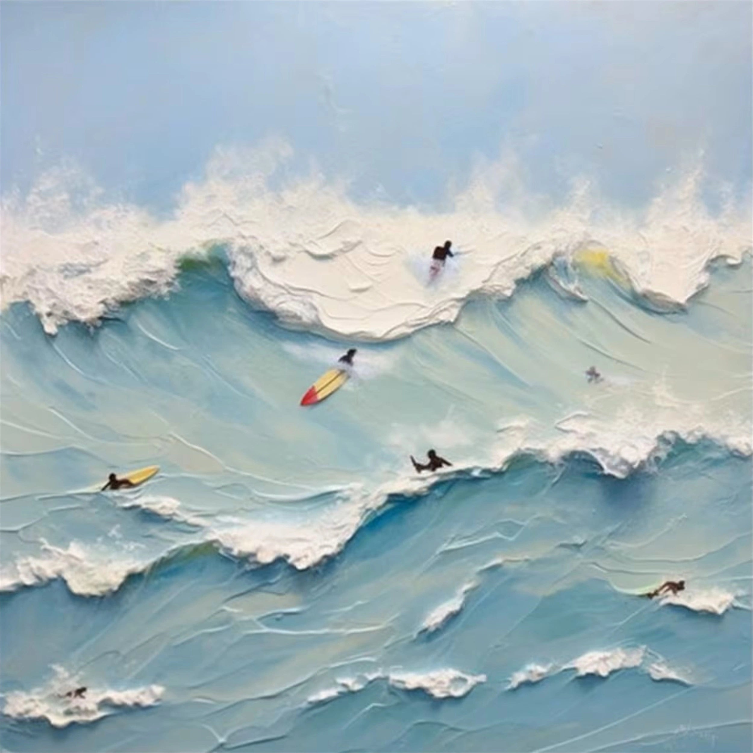 Sky And Ocean Painting #SO041