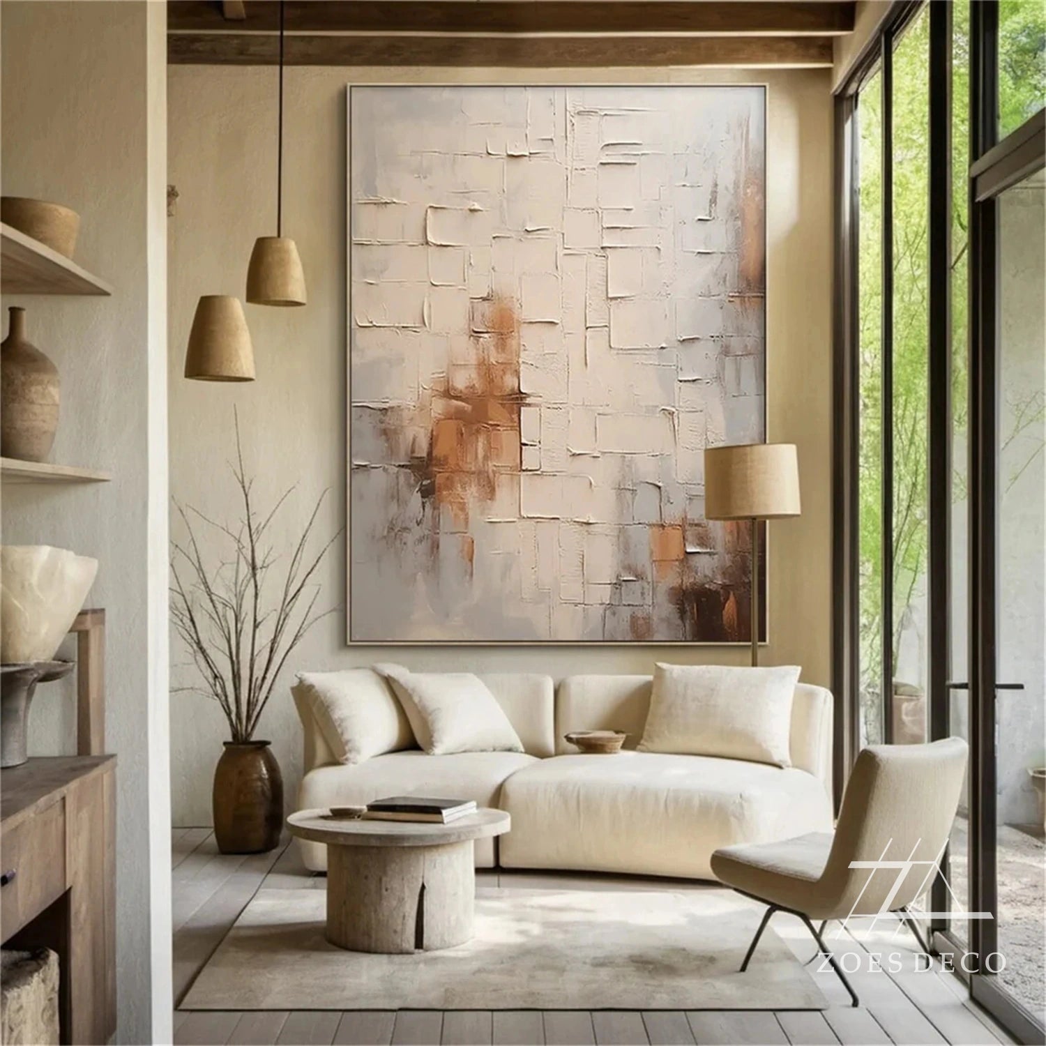 Wabi Sabi Abstract Wall Art #WA163