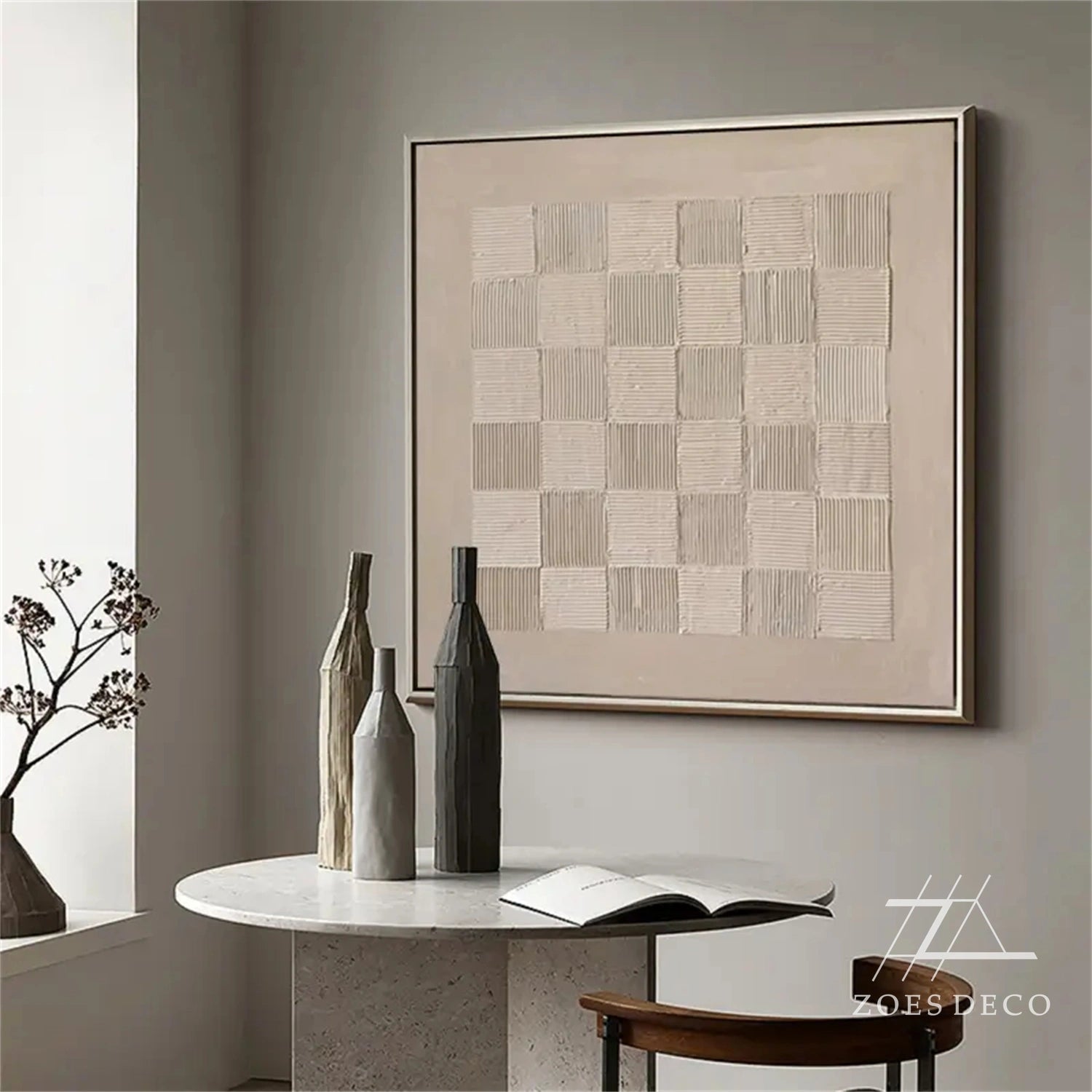 Wabi Sabi Abstract Wall Art #WA162