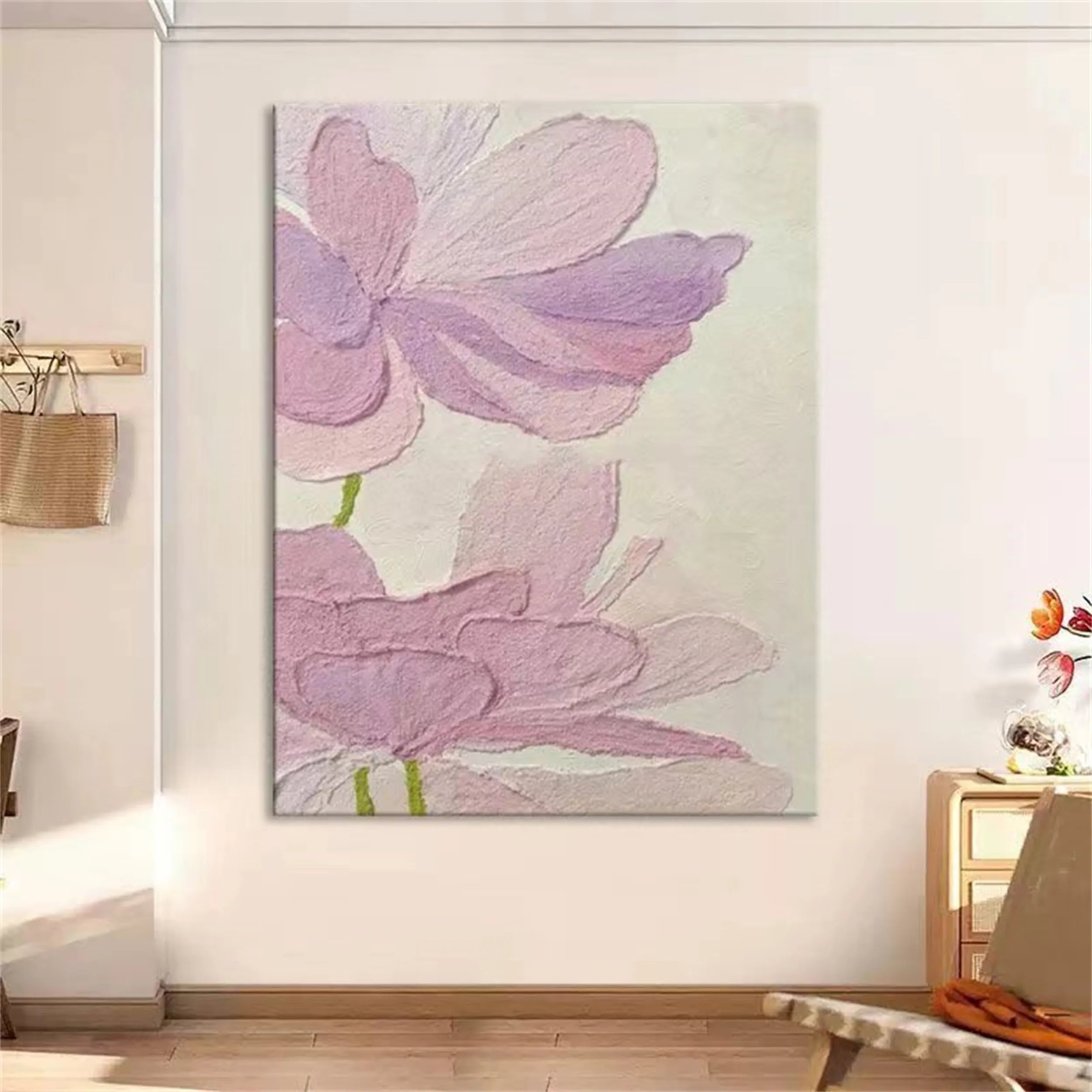 Colorful Tree And Flower Painting #TF044