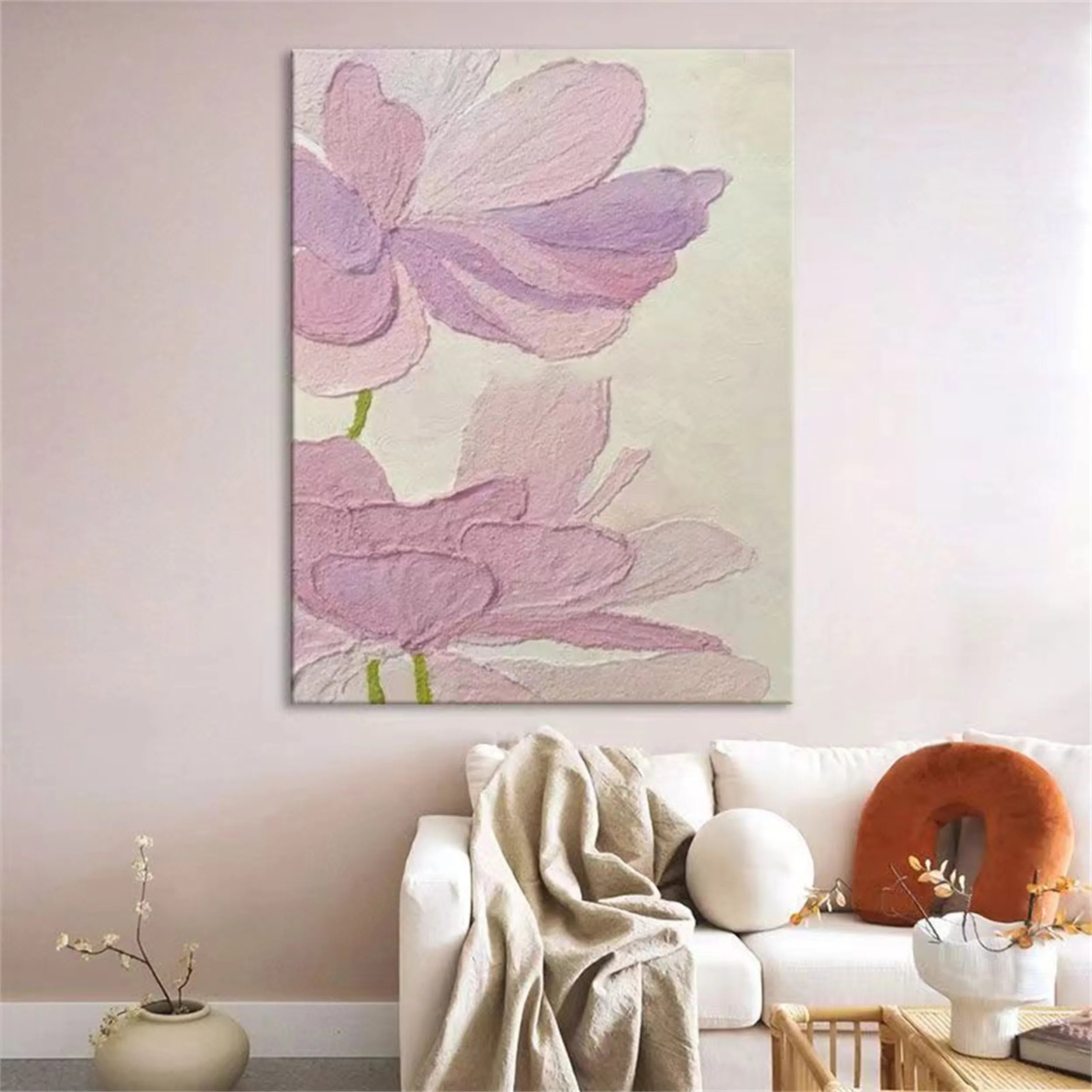 Colorful Tree And Flower Painting #TF044