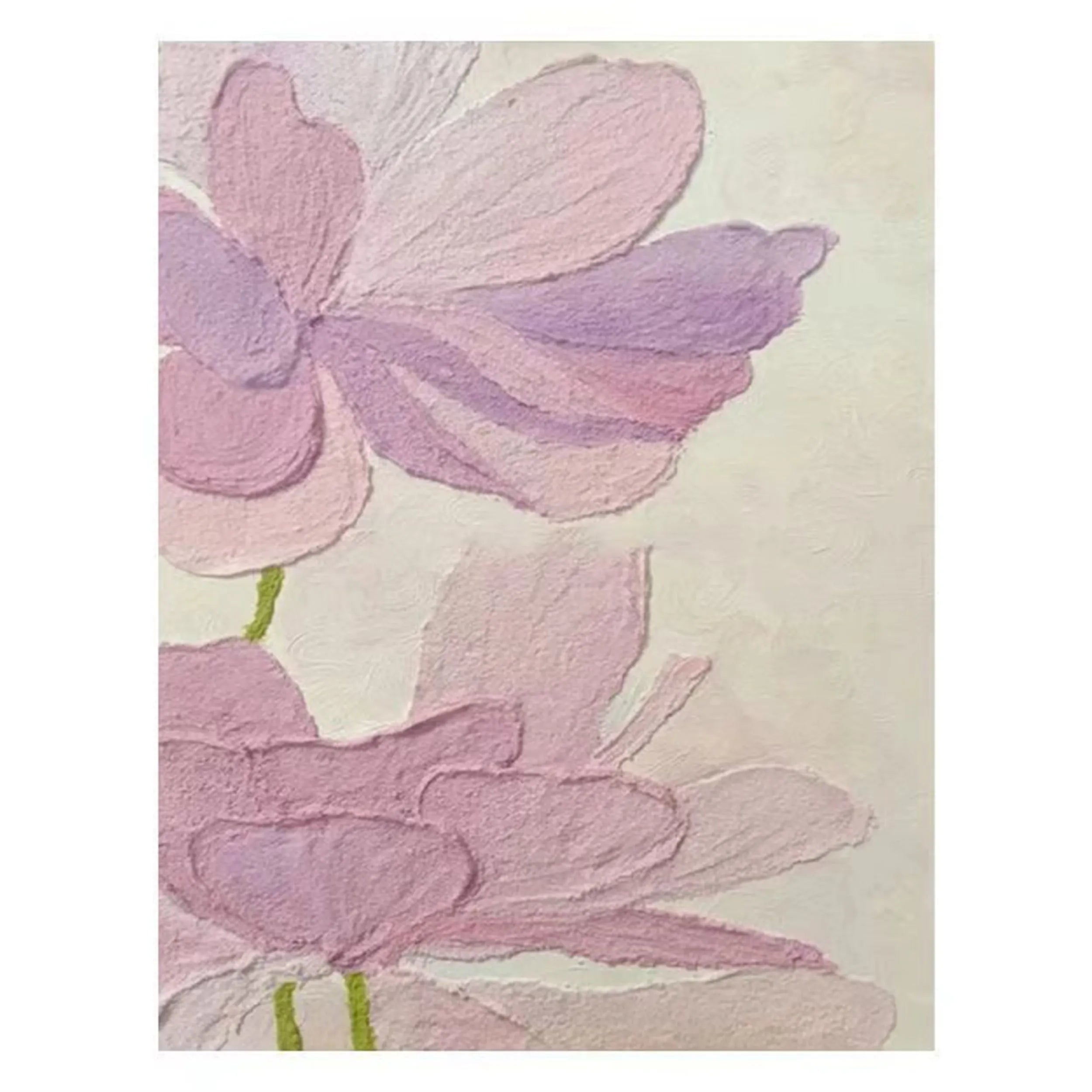 Colorful Tree And Flower Painting #TF044