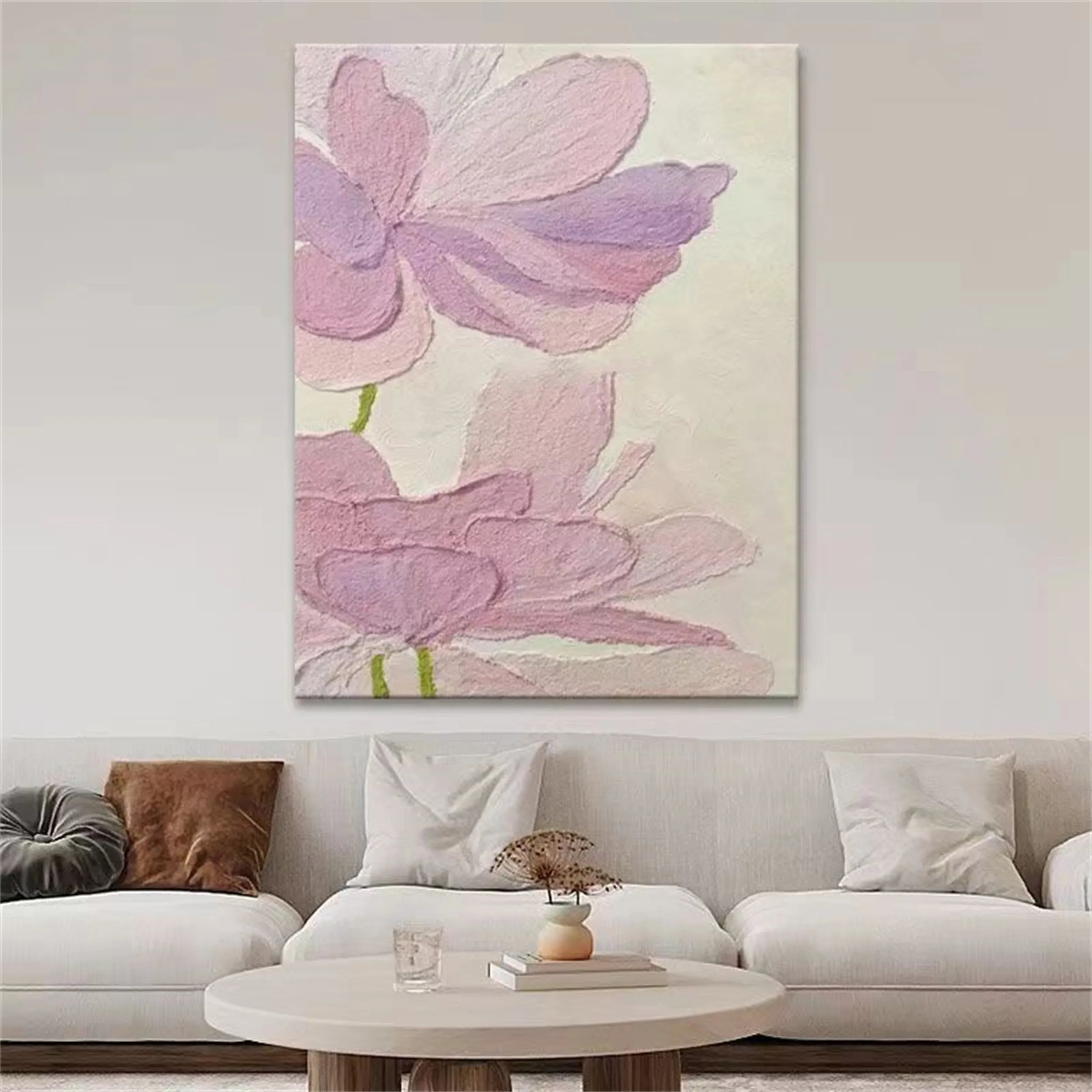Colorful Tree And Flower Painting #TF044