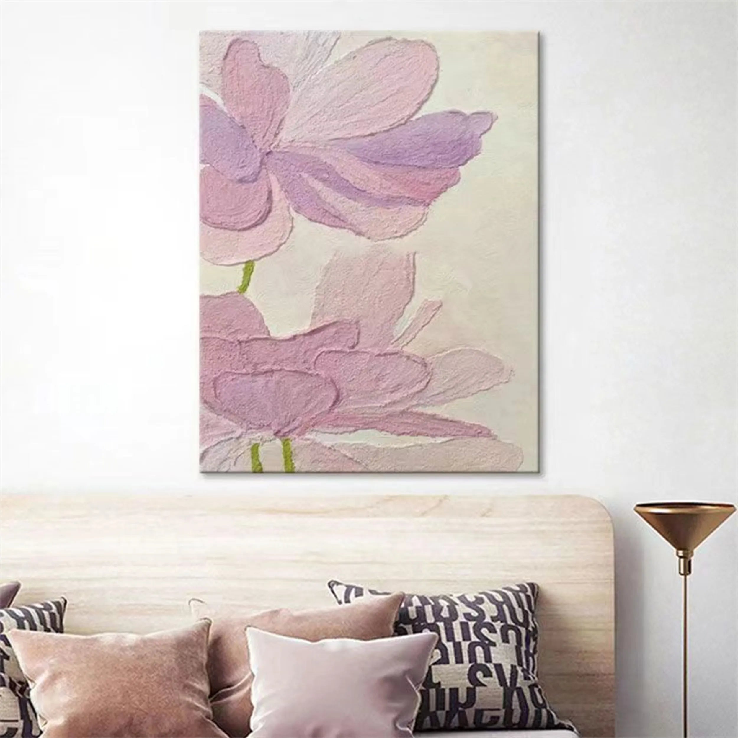 Colorful Tree And Flower Painting #TF044