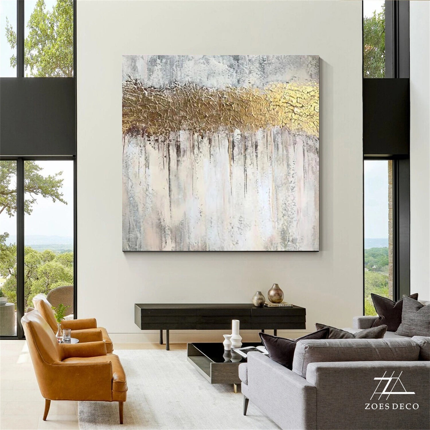 Abstract Texture Wall Art #AW043