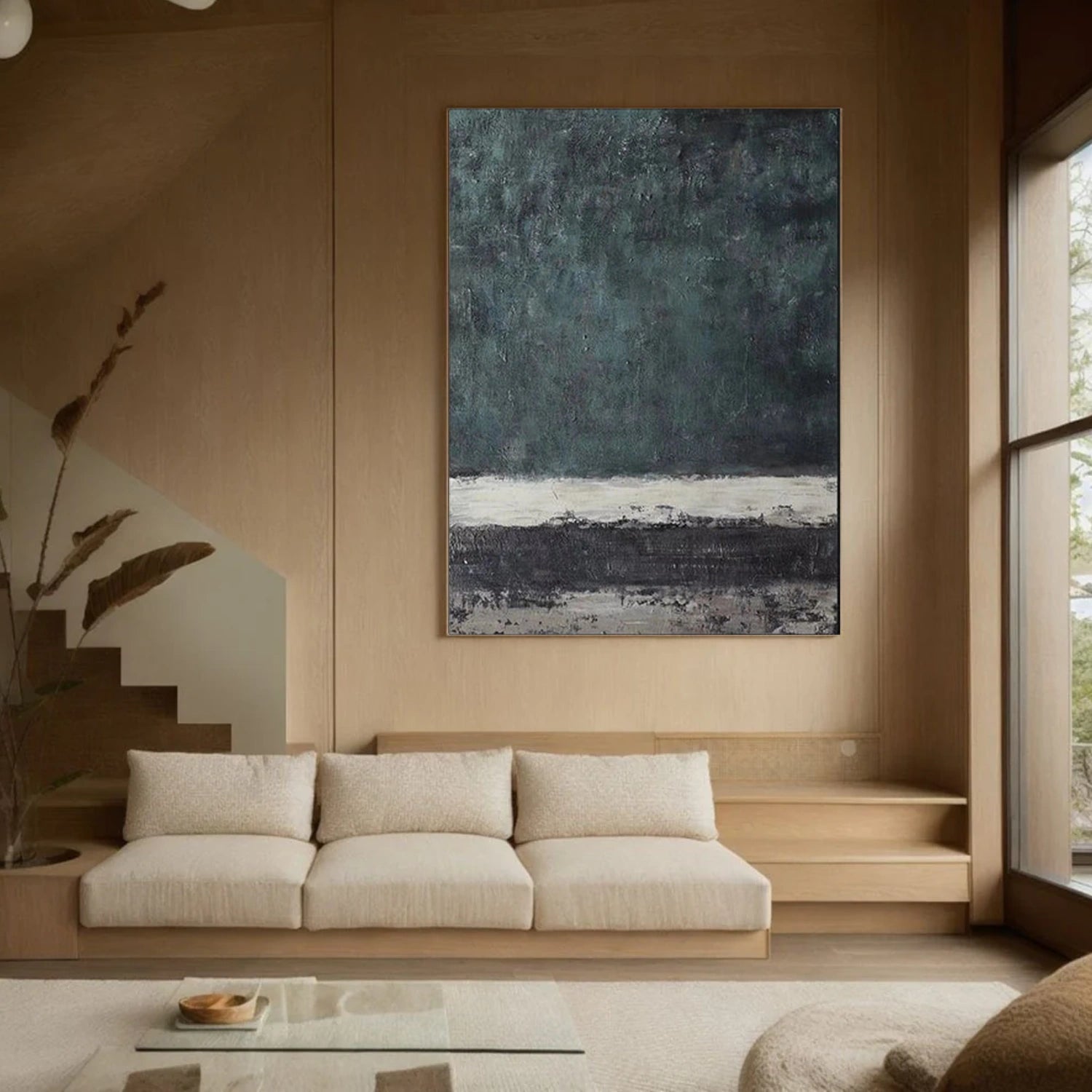 Wabi Sabi Abstract Canvas Art #WA241