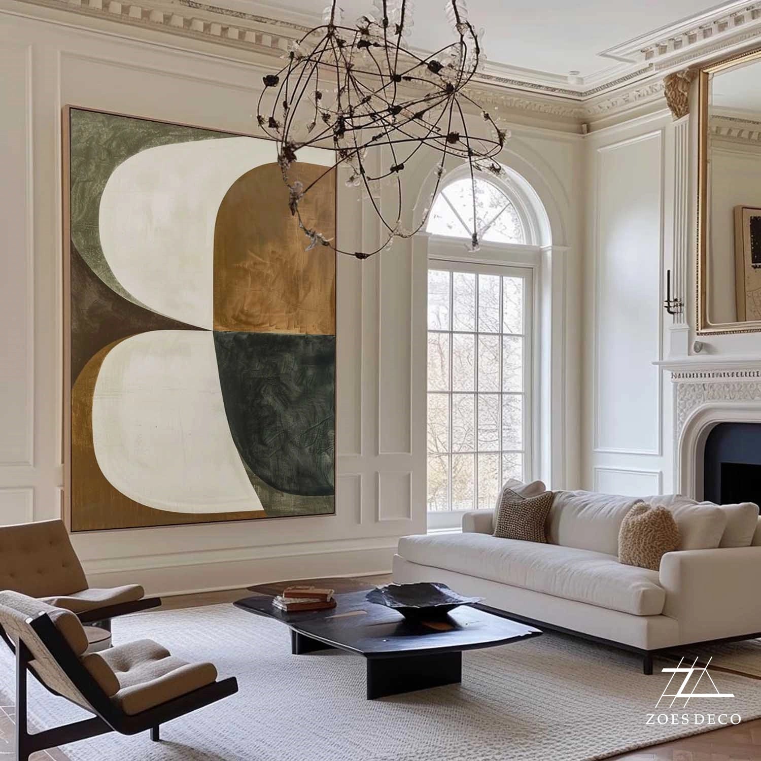 Abstract Texture Wall Art #AW039