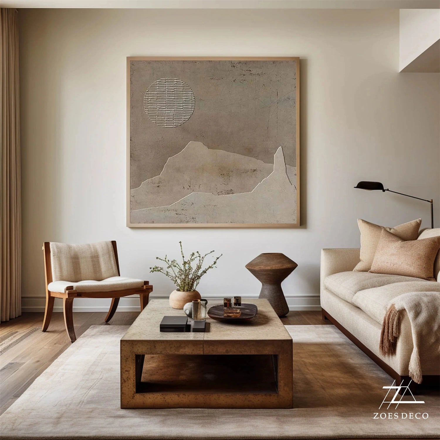 Wabi Sabi Abstract Wall Art #WA156