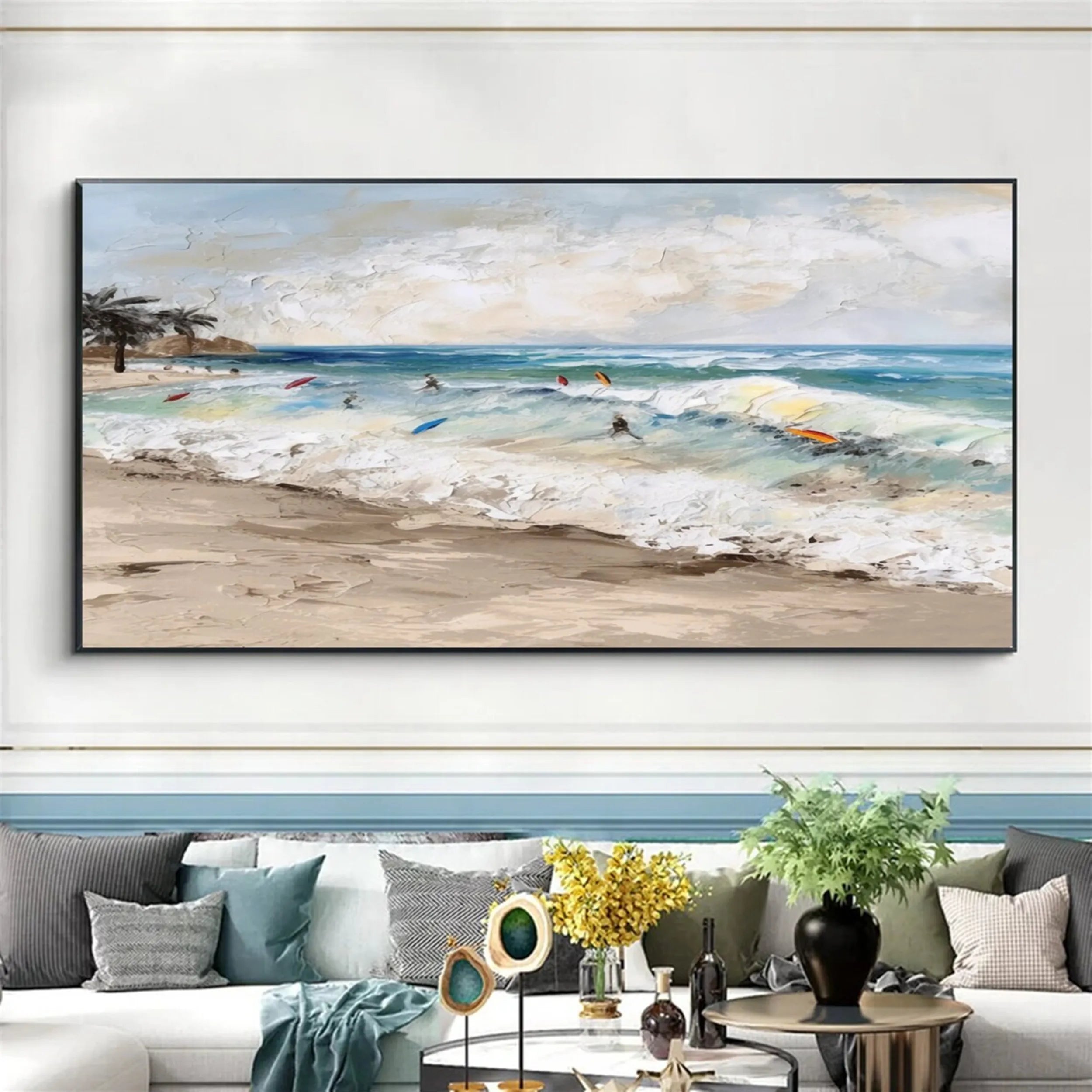 Sky And Ocean Painting #SO147
