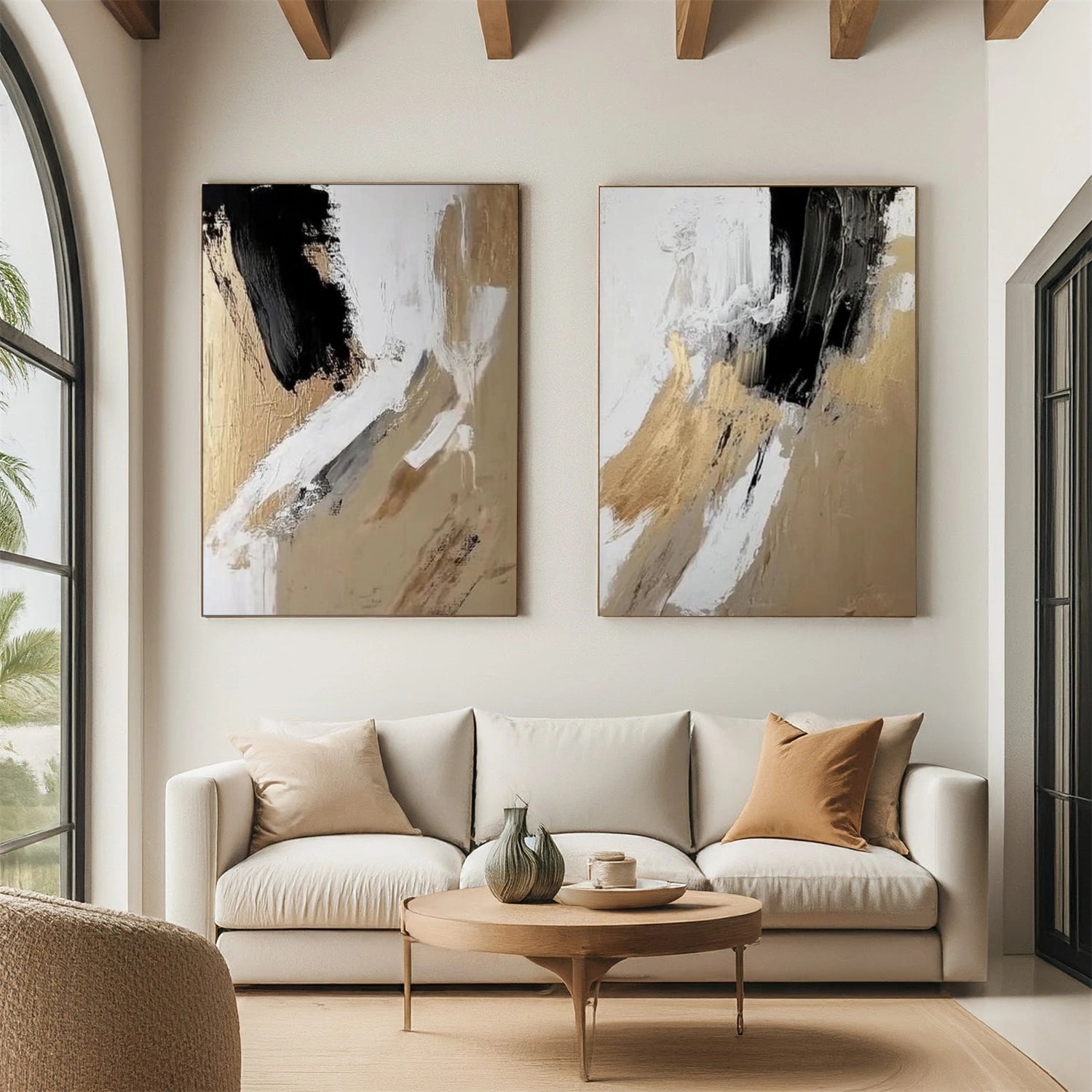 Abstract Wall Art Set of 2 #AW156