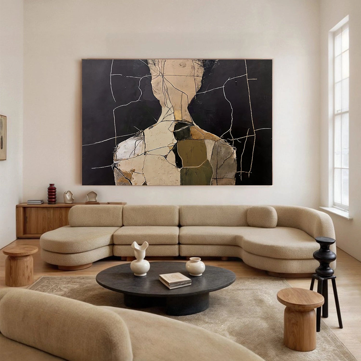 Abstract Portrait Wall Art #WP038