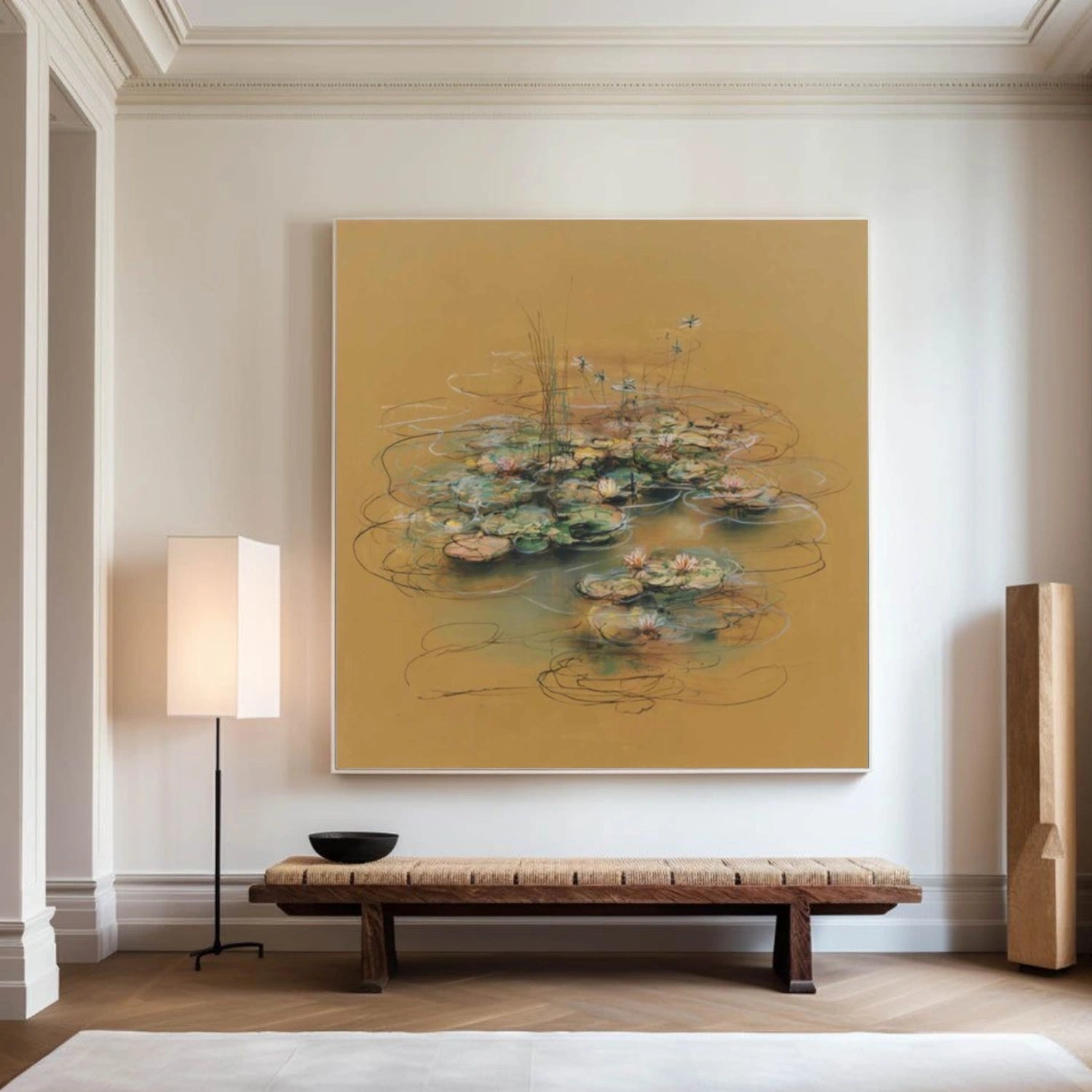 Tree And Flower Abstract Wall Art #TF148