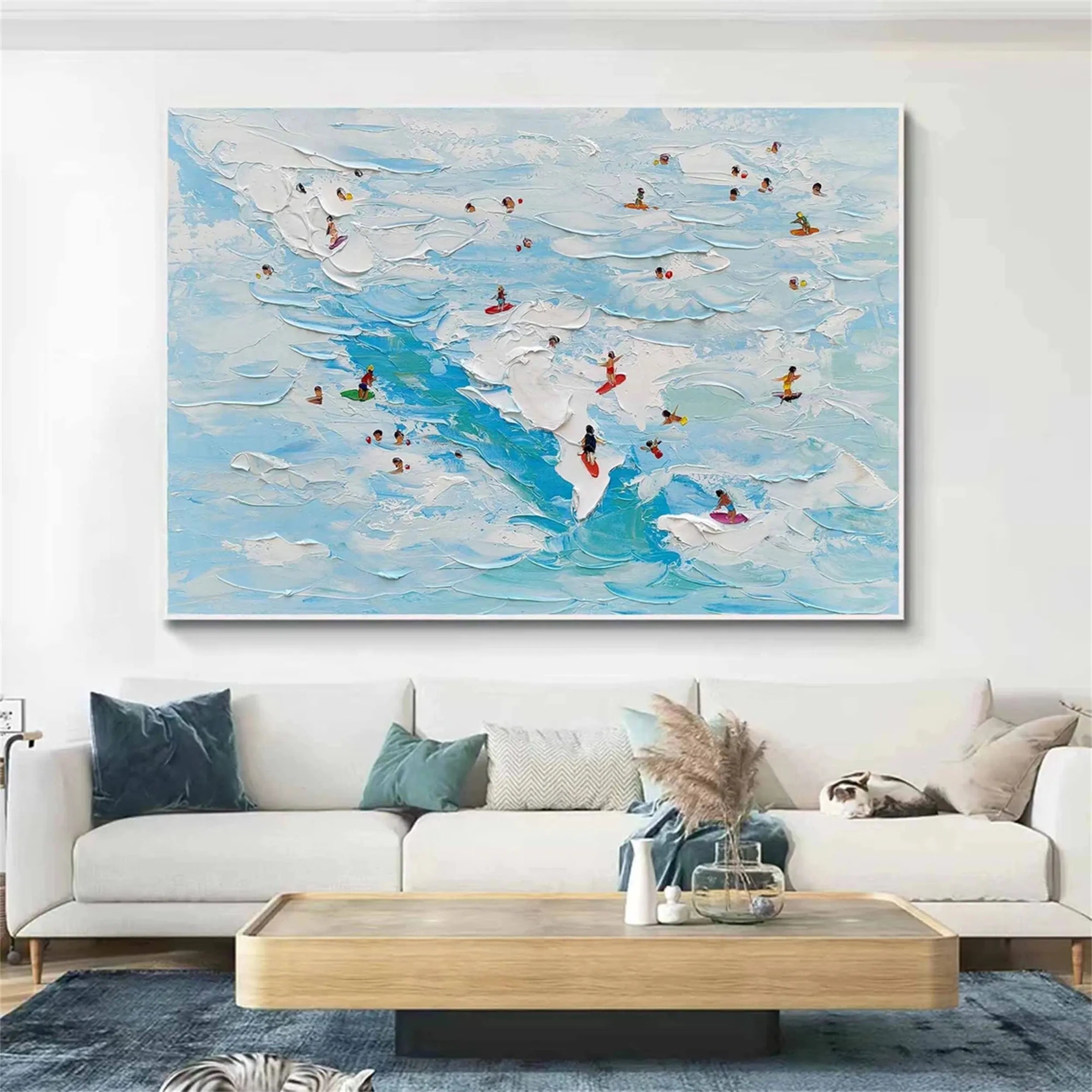 Sky And Ocean Painting #SO153