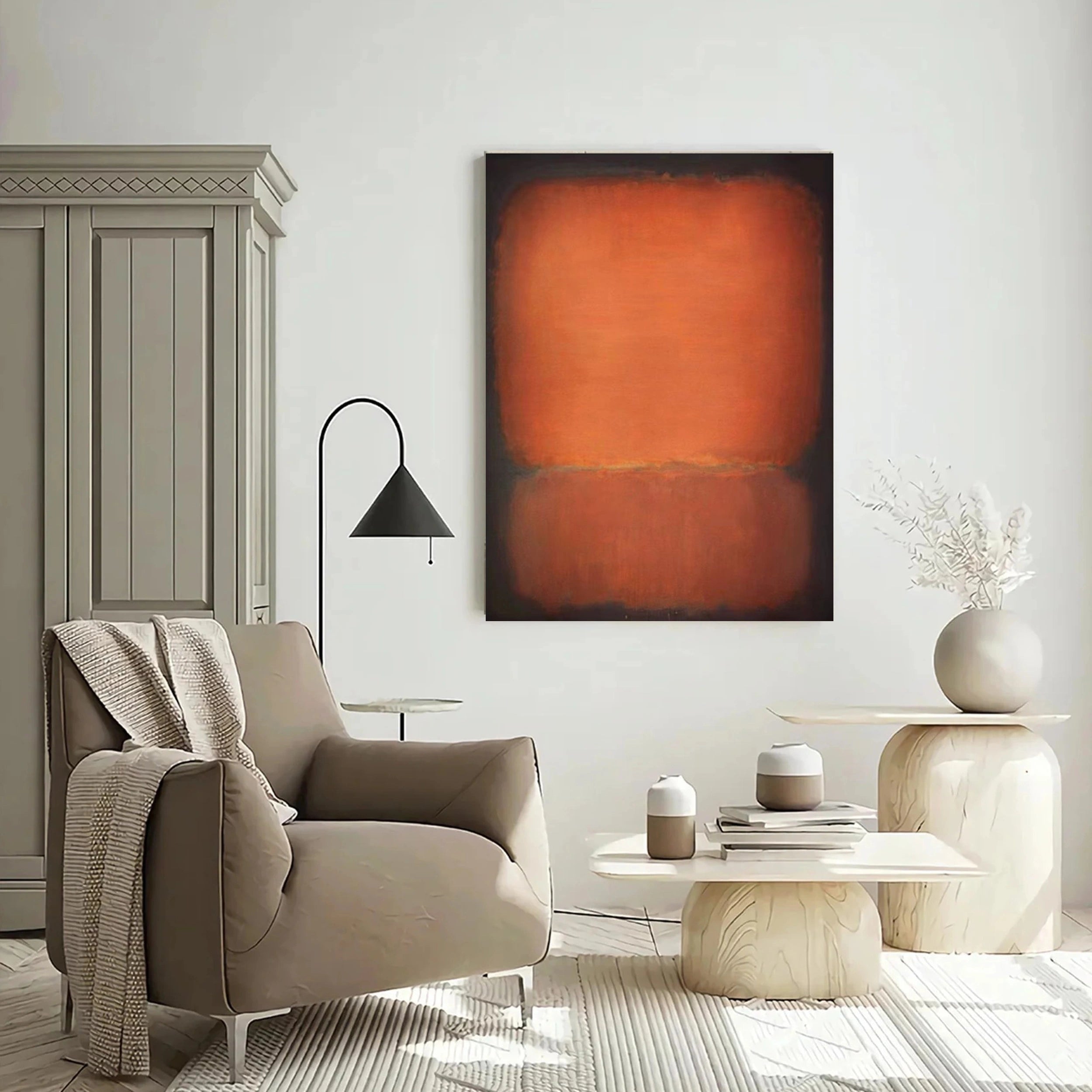 Wabi Sabi Abstract Wall Art #WA068