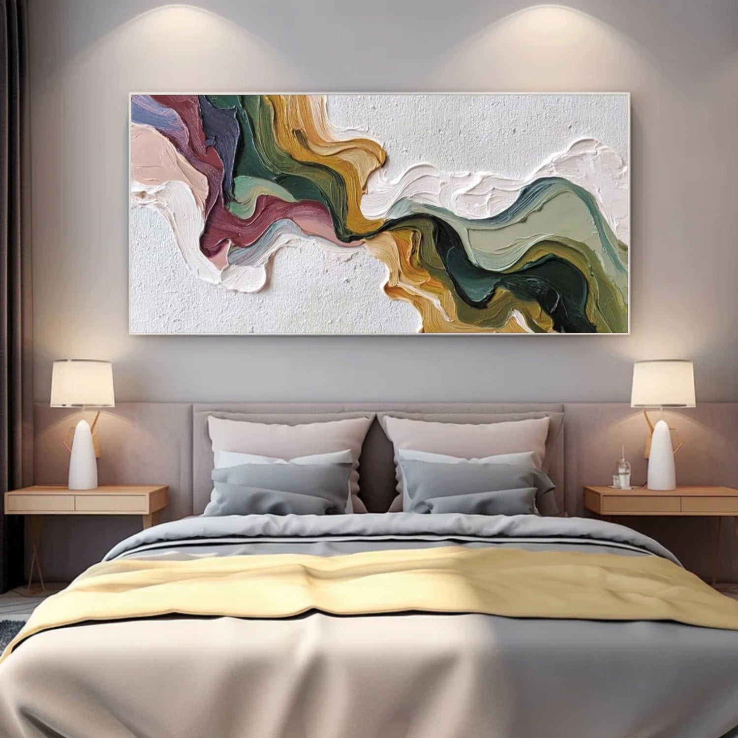 Abstract Textured Wall Art #AW221