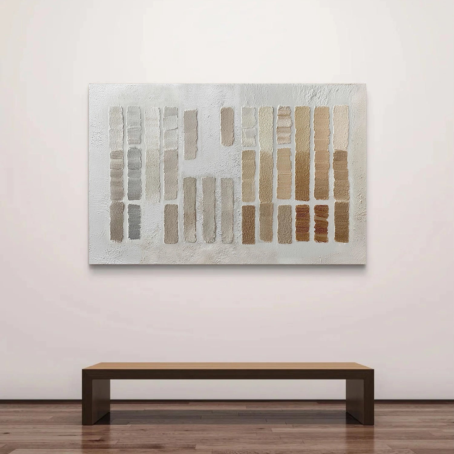 Wabi Sabi Abstract Textured Canvas Art #WA249