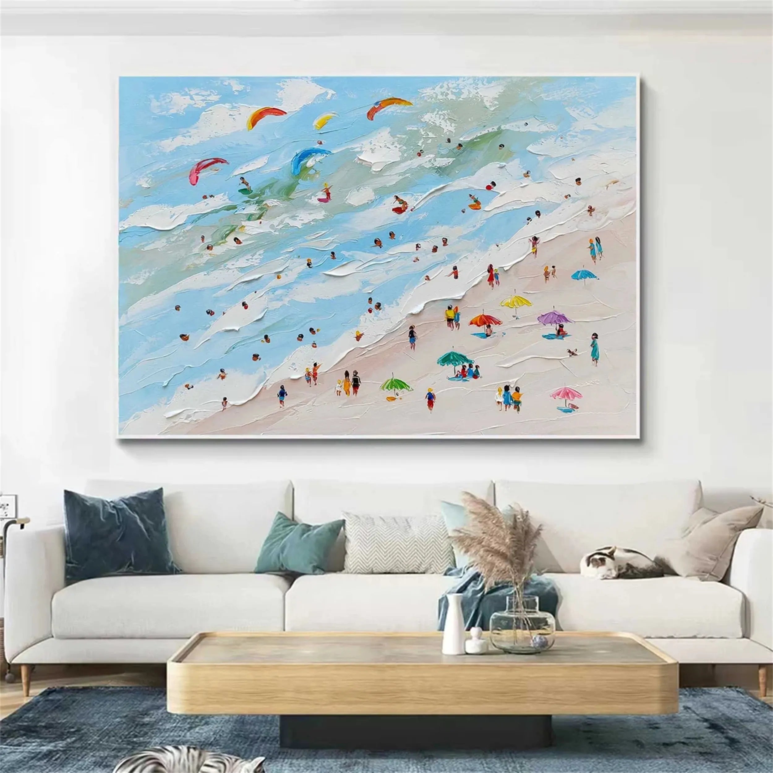 Sky And Ocean Painting #SO118