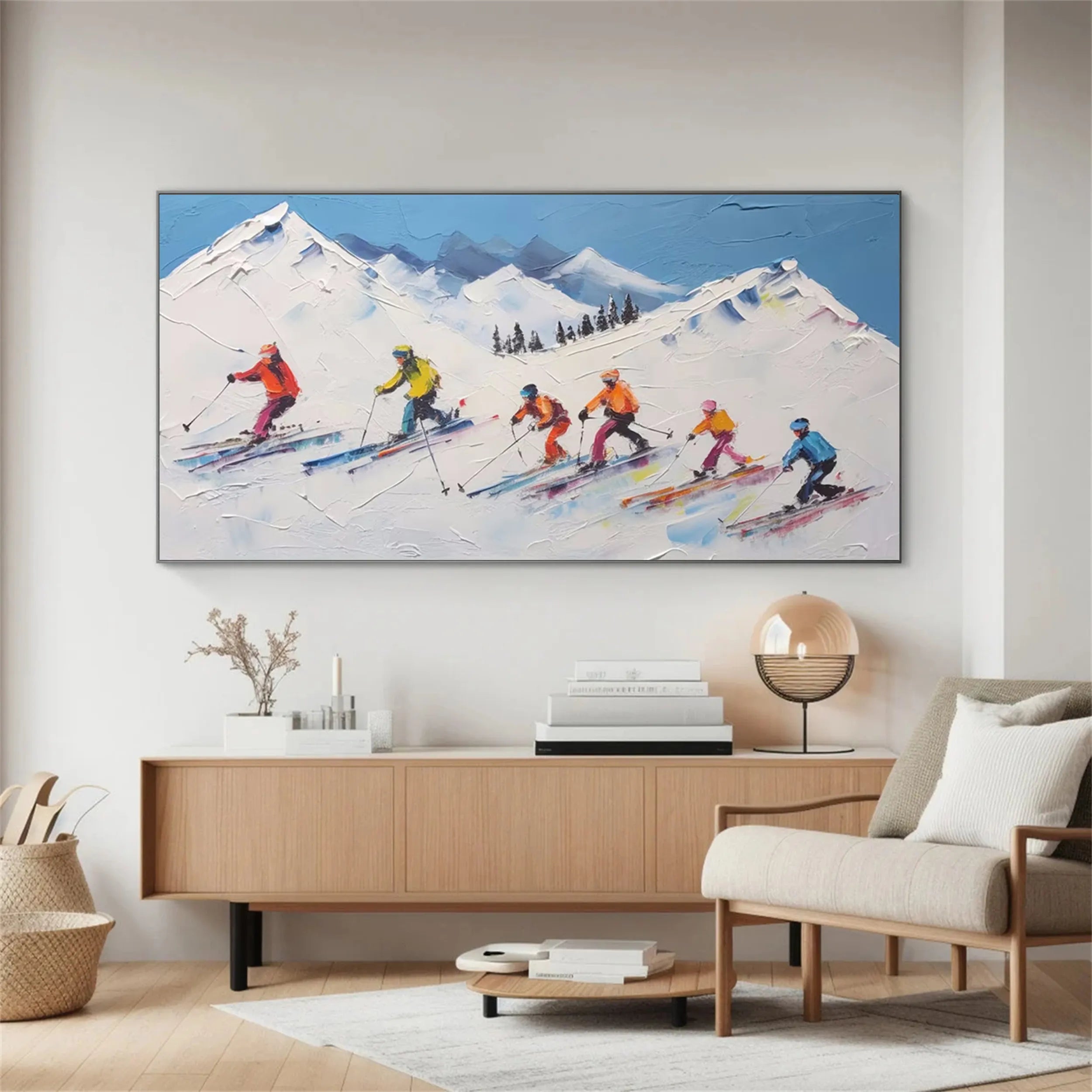 White Textured Minimalist Wall Art #WT163
