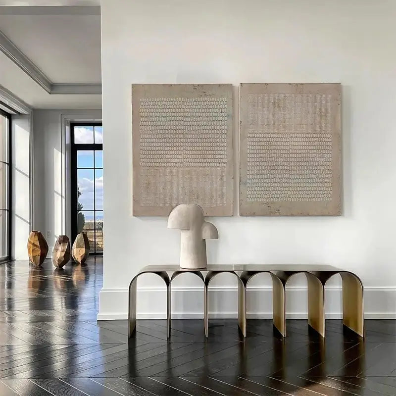 Wabi Sabi Abstract Wall Art Set of 2 #WA019