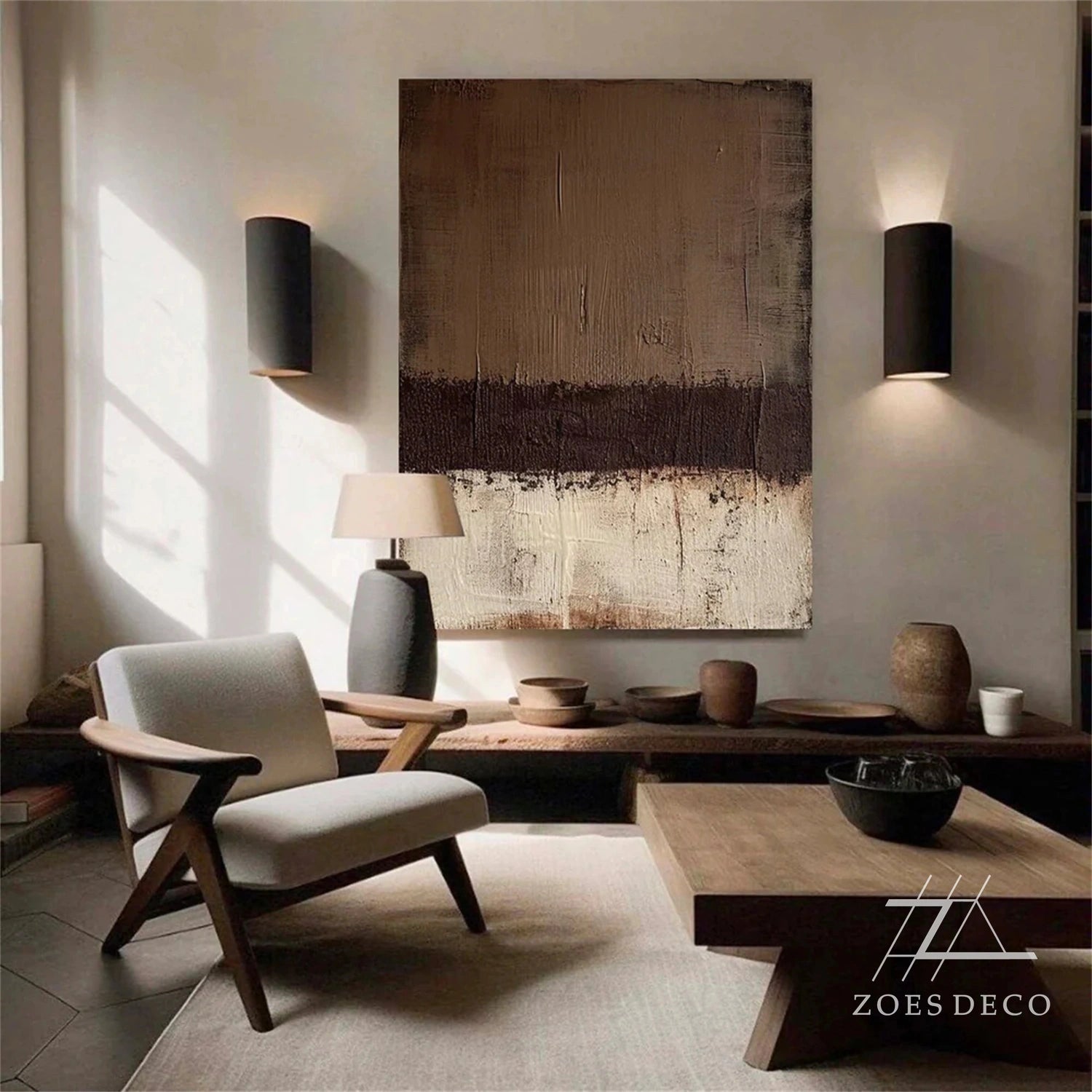 Wabi Sabi Abstract Wall Art #WA164