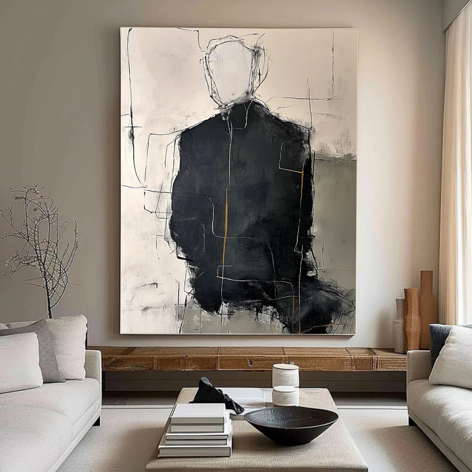 Abstract Portrait Wall Art #WP037