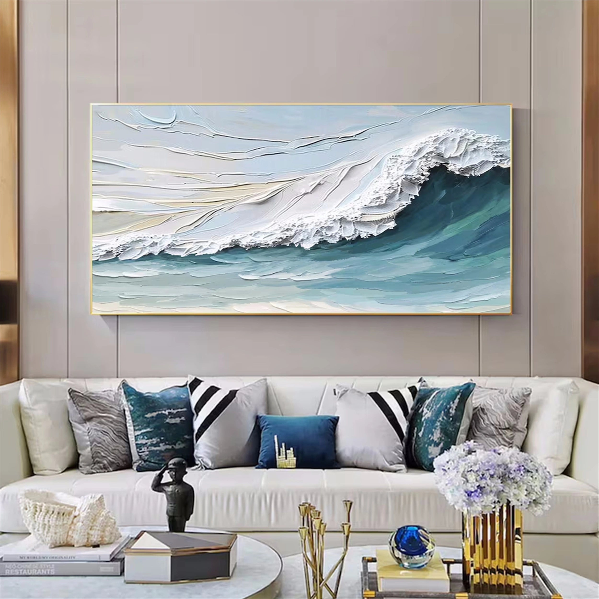 Sky And Ocean Painting #SO054