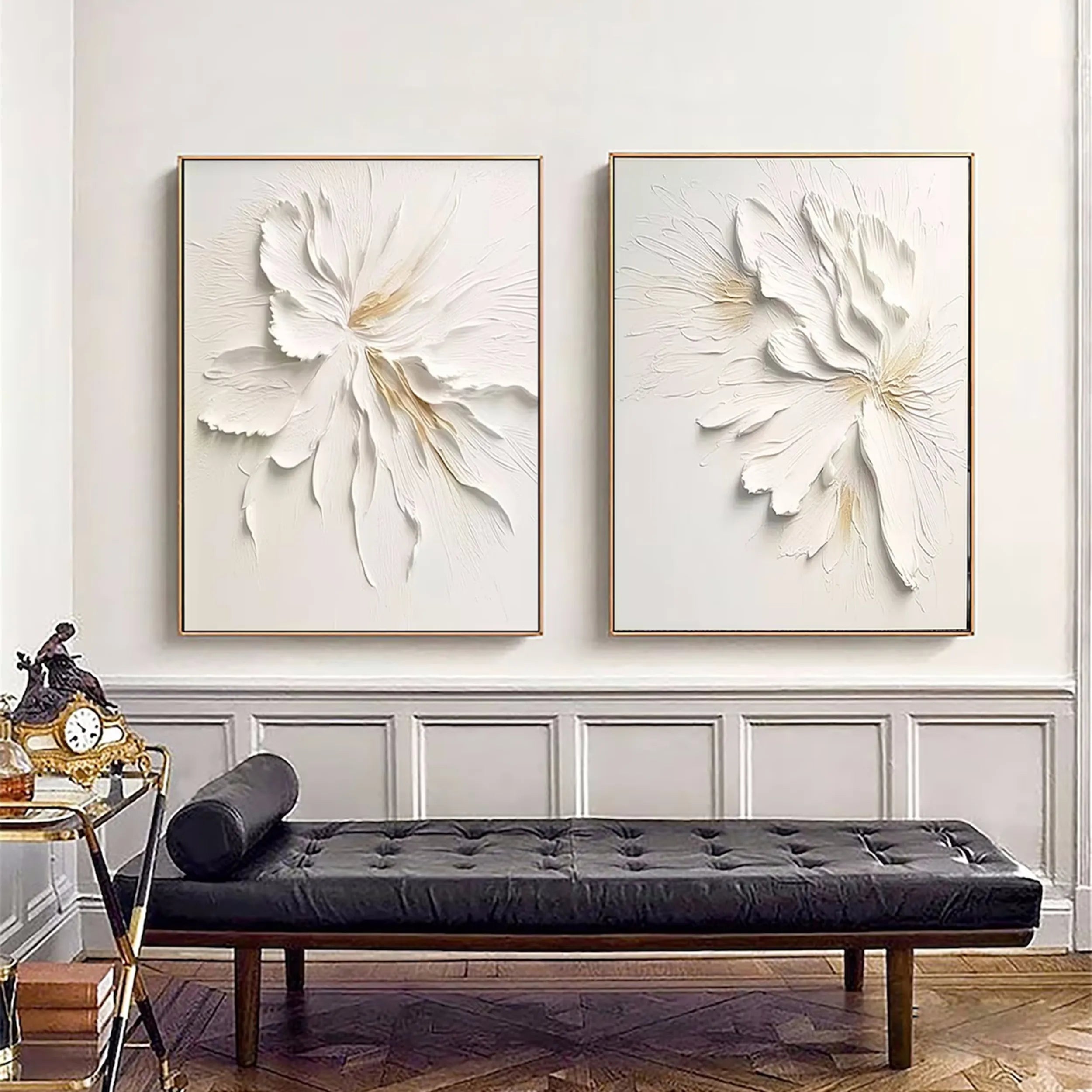 Colorful Tree And Flower Painting Set of 2 #TF005