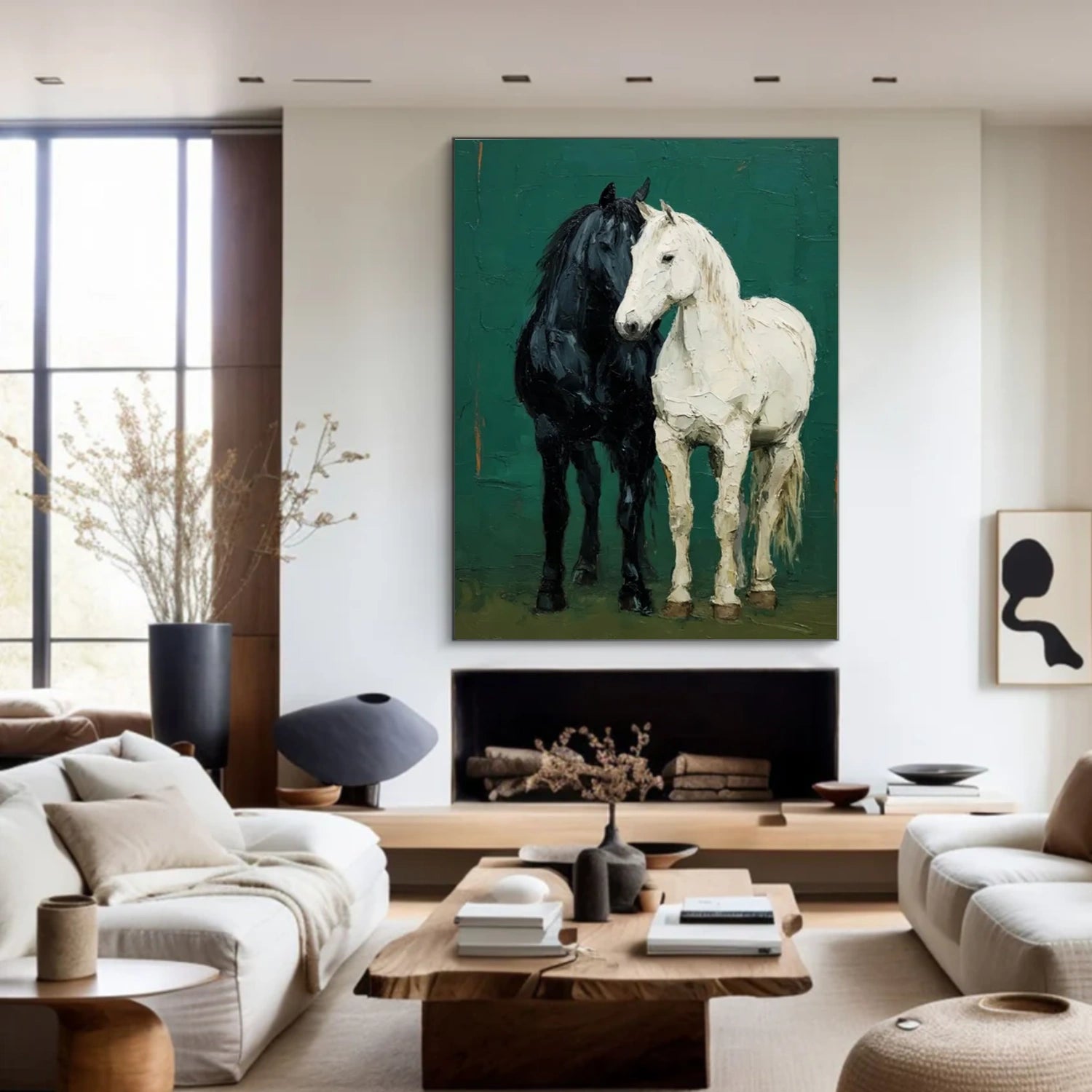 Abstract Animal Art Horse Wall Art #AT076