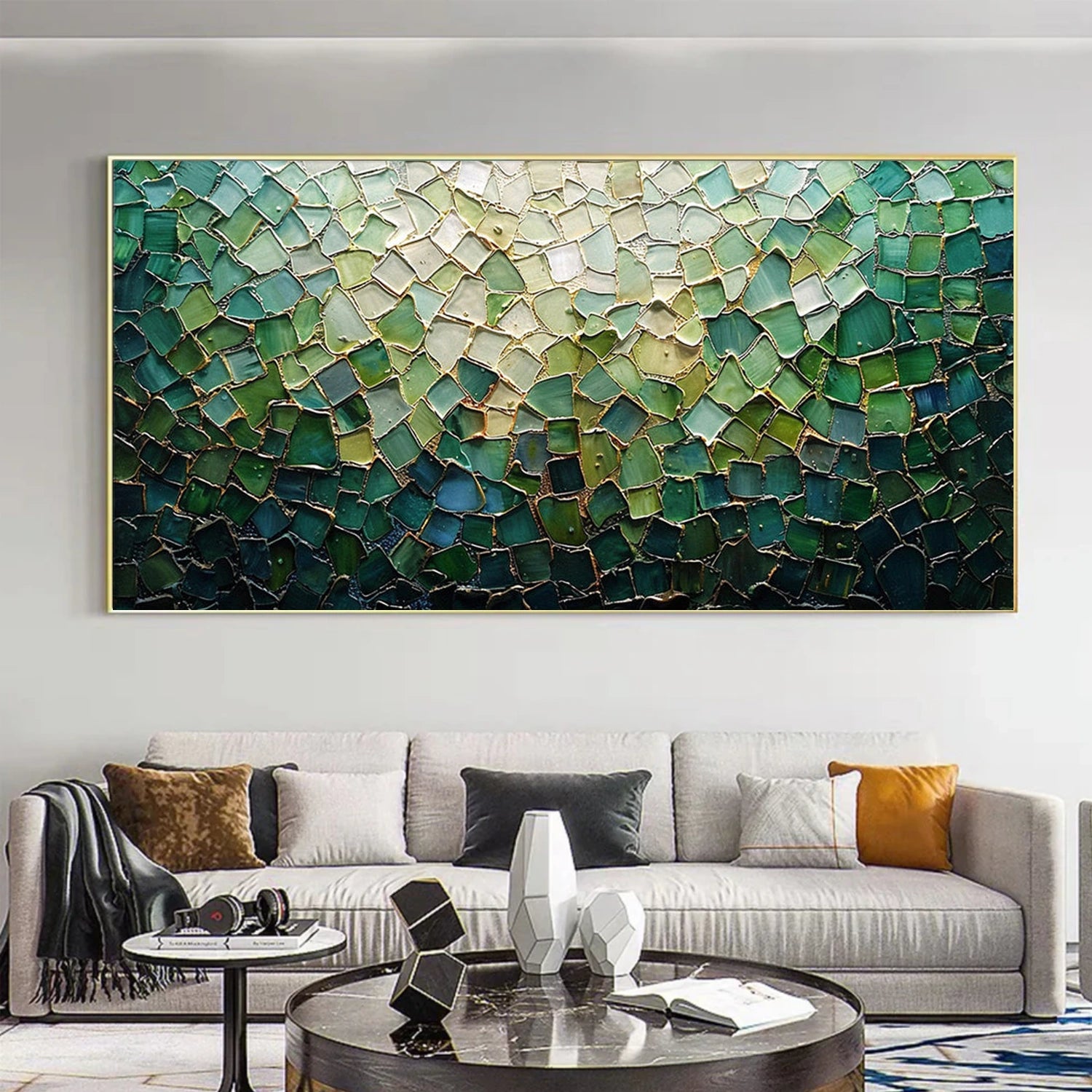 Abstract Textured Wall Art #AW237