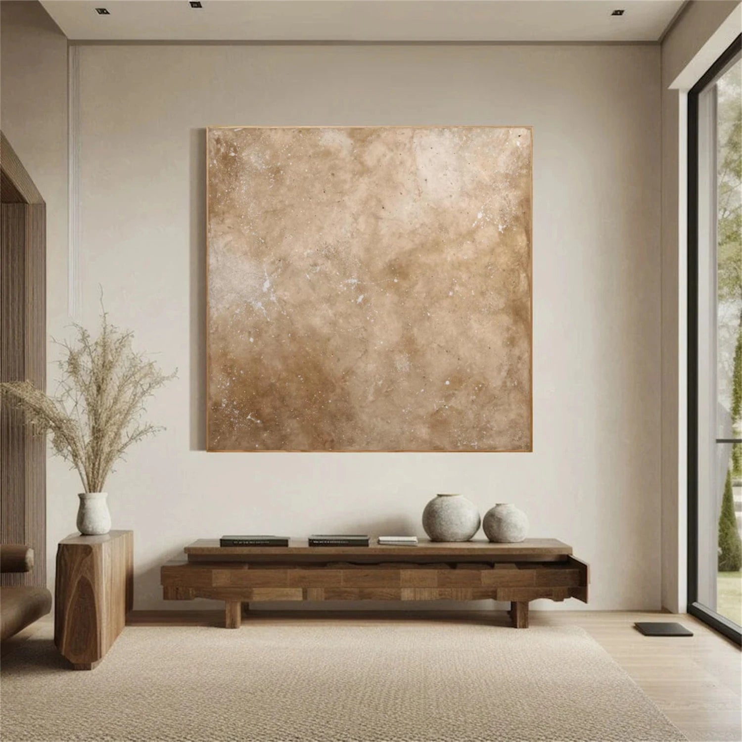 Wabi Sabi Abstract Canvas Art #WA228