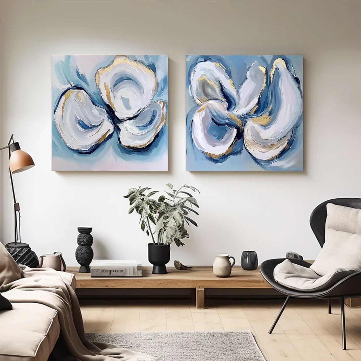 Abstract Wall Art Set of 2 #AW128