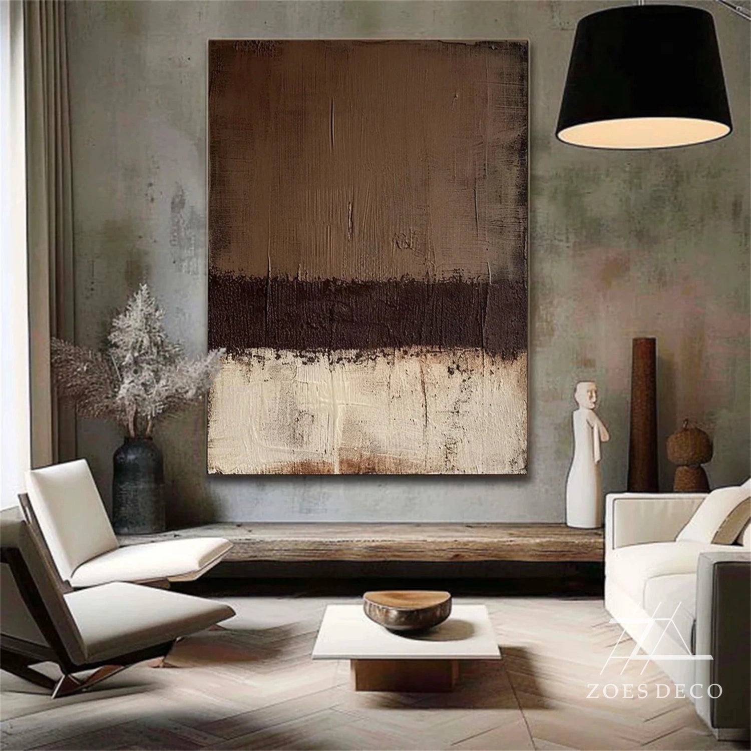 Wabi Sabi Abstract Wall Art #WA164