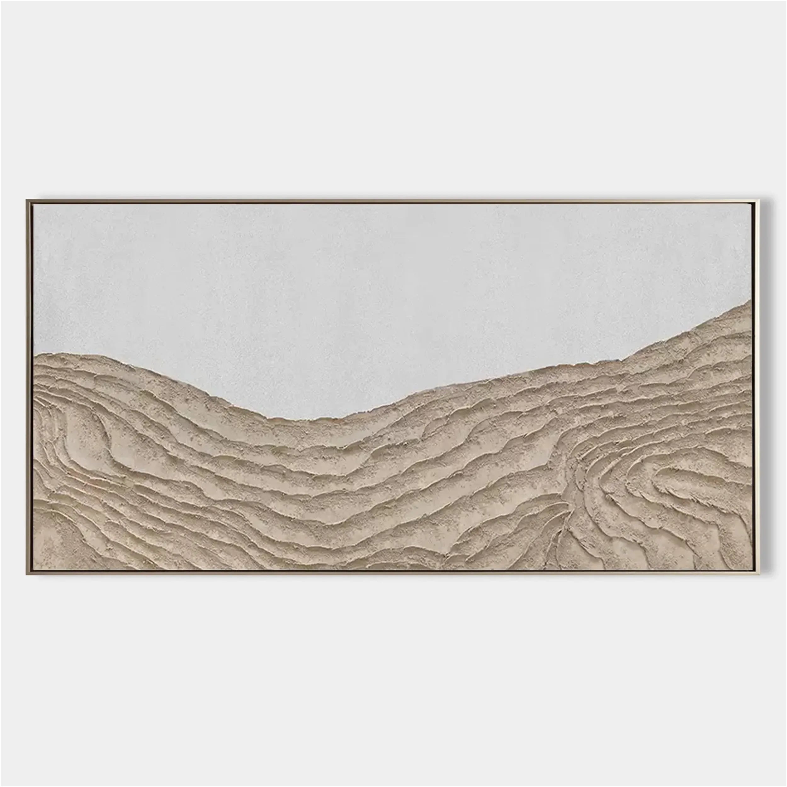 White Textured Minimalist Wall Art #WT099