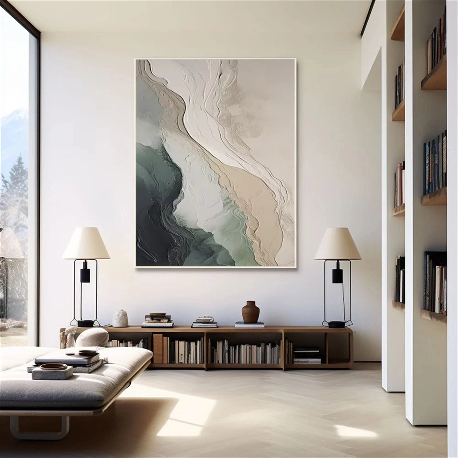 Abstract Textured Wall Art #AW202