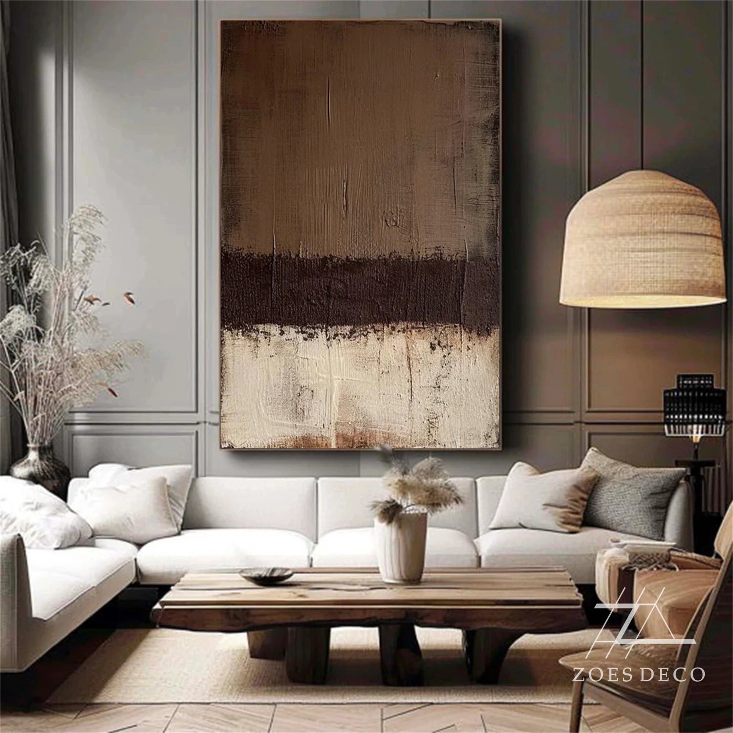 Wabi Sabi Abstract Wall Art #WA164