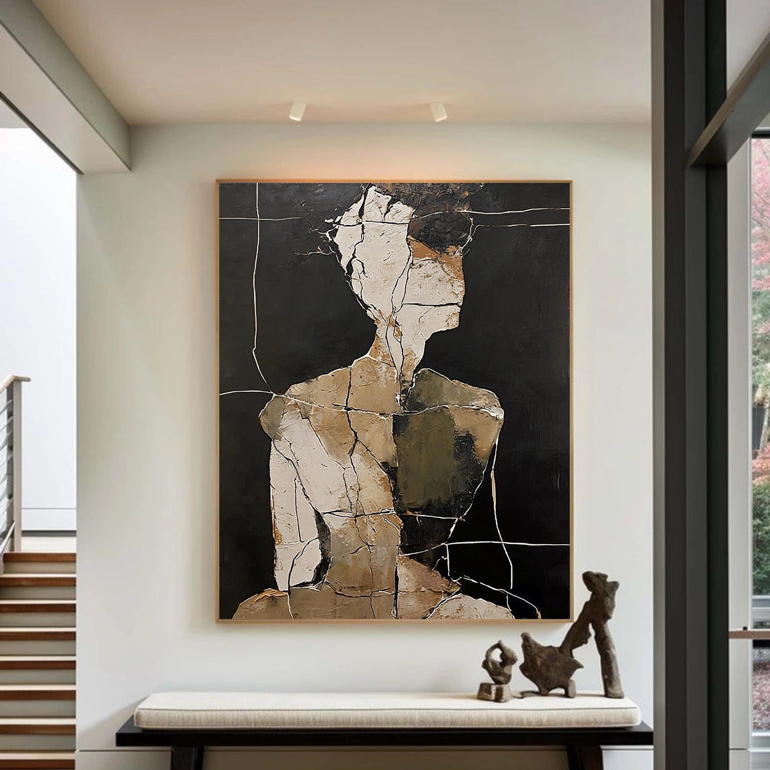 Abstract Portrait Wall Art #WP039
