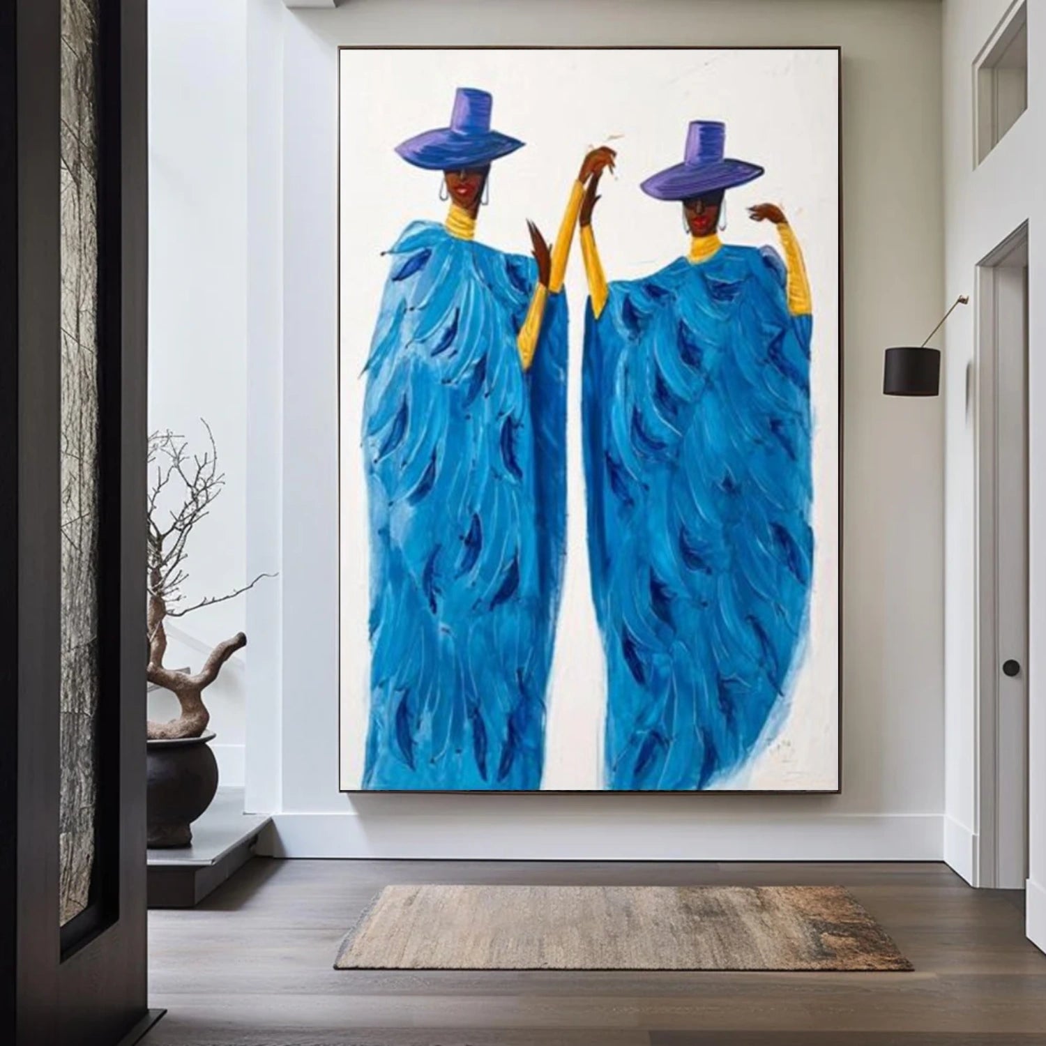 Abstract Portrait Wall Art #WP021