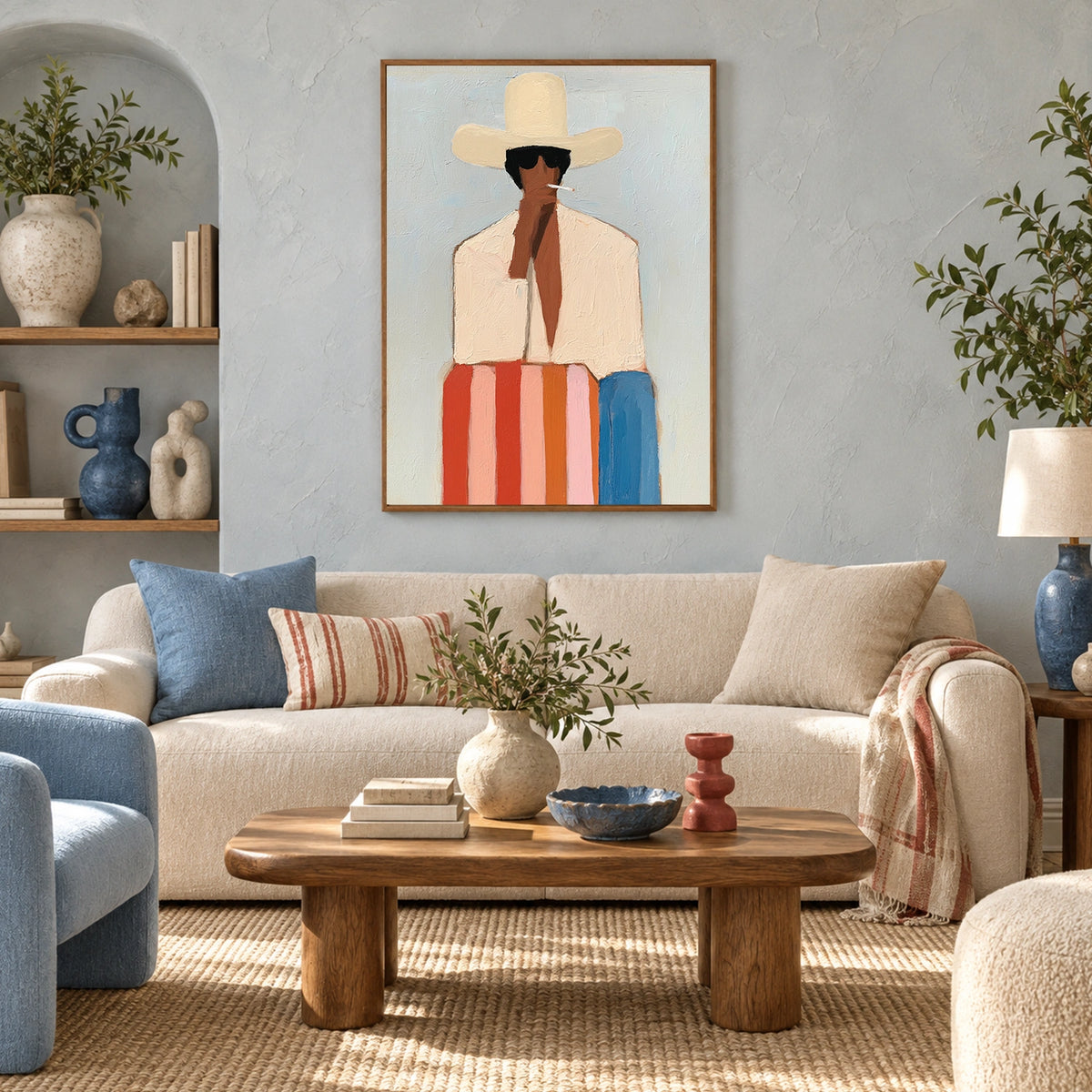 Abstract Portrait Wall Art #WP048