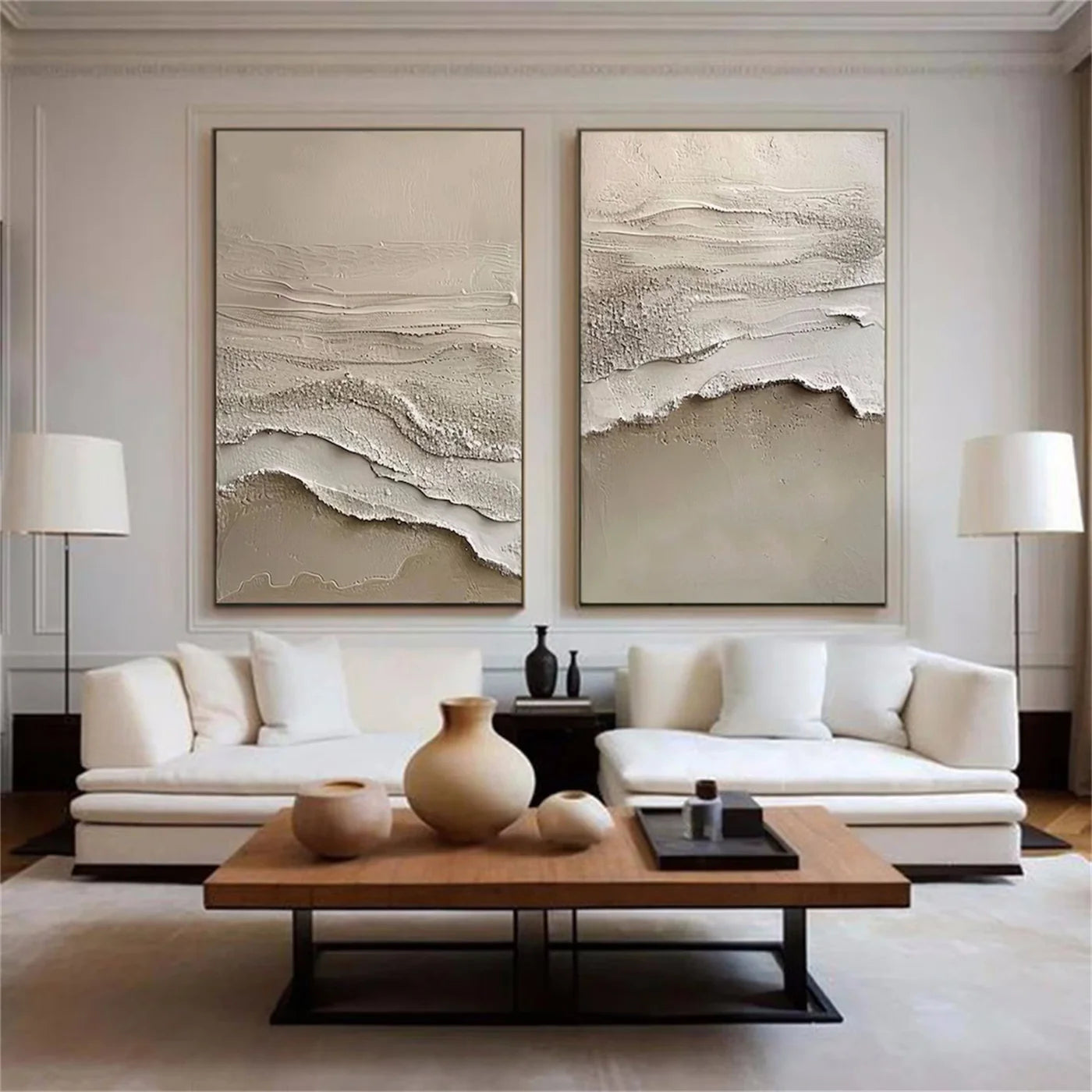 Sky And Ocean Painting Set of 2 #SO161