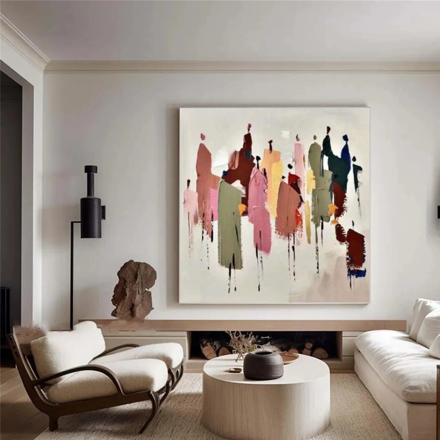 Abstract Portrait Wall Art #WP022