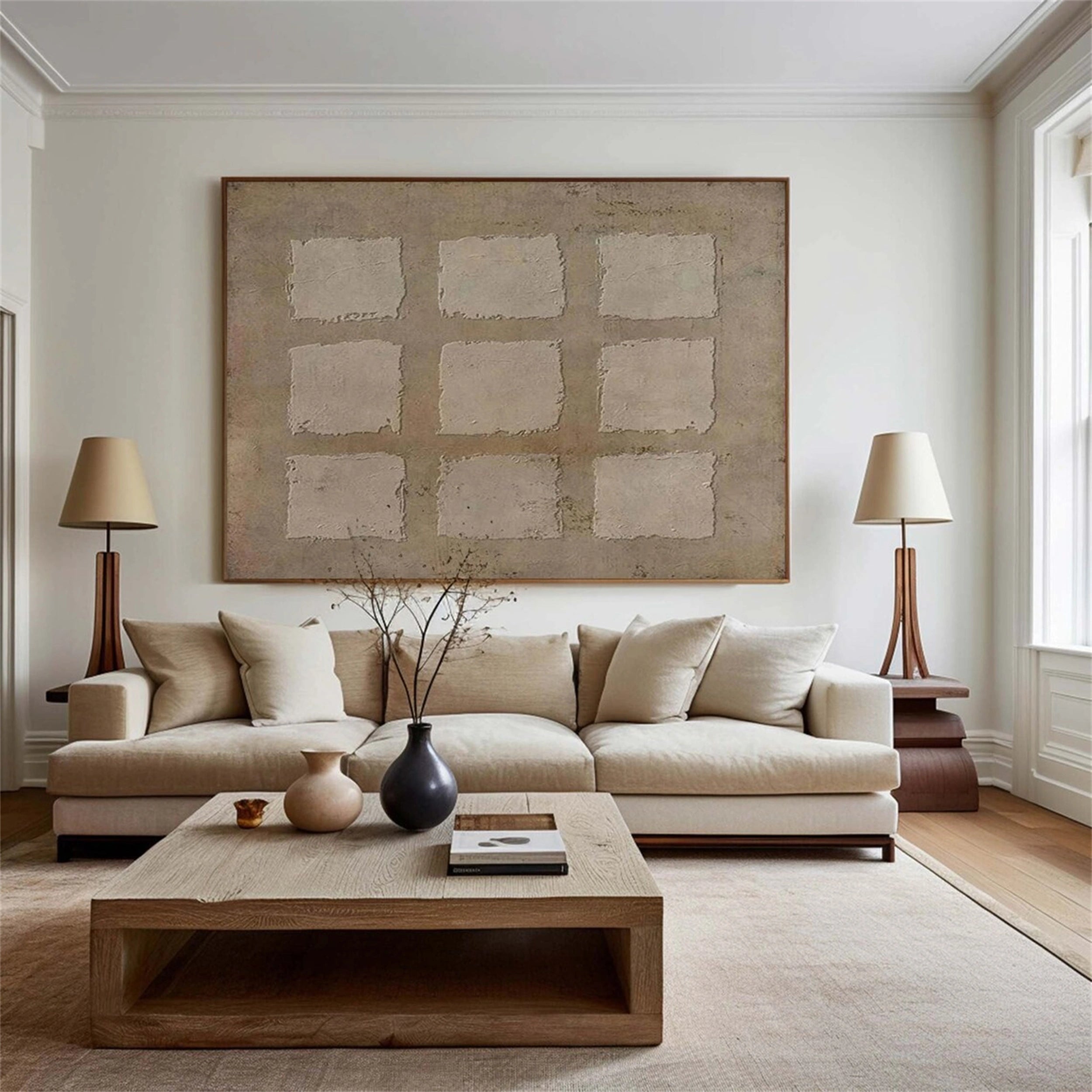 Wabi Sabi Abstract Wall Art #WA116