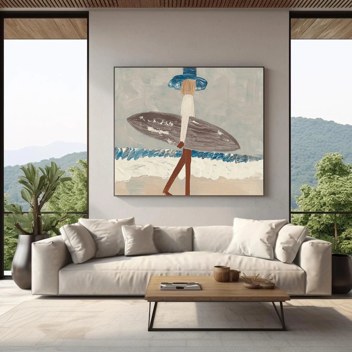 Abstract Portrait Wall Art #WP034